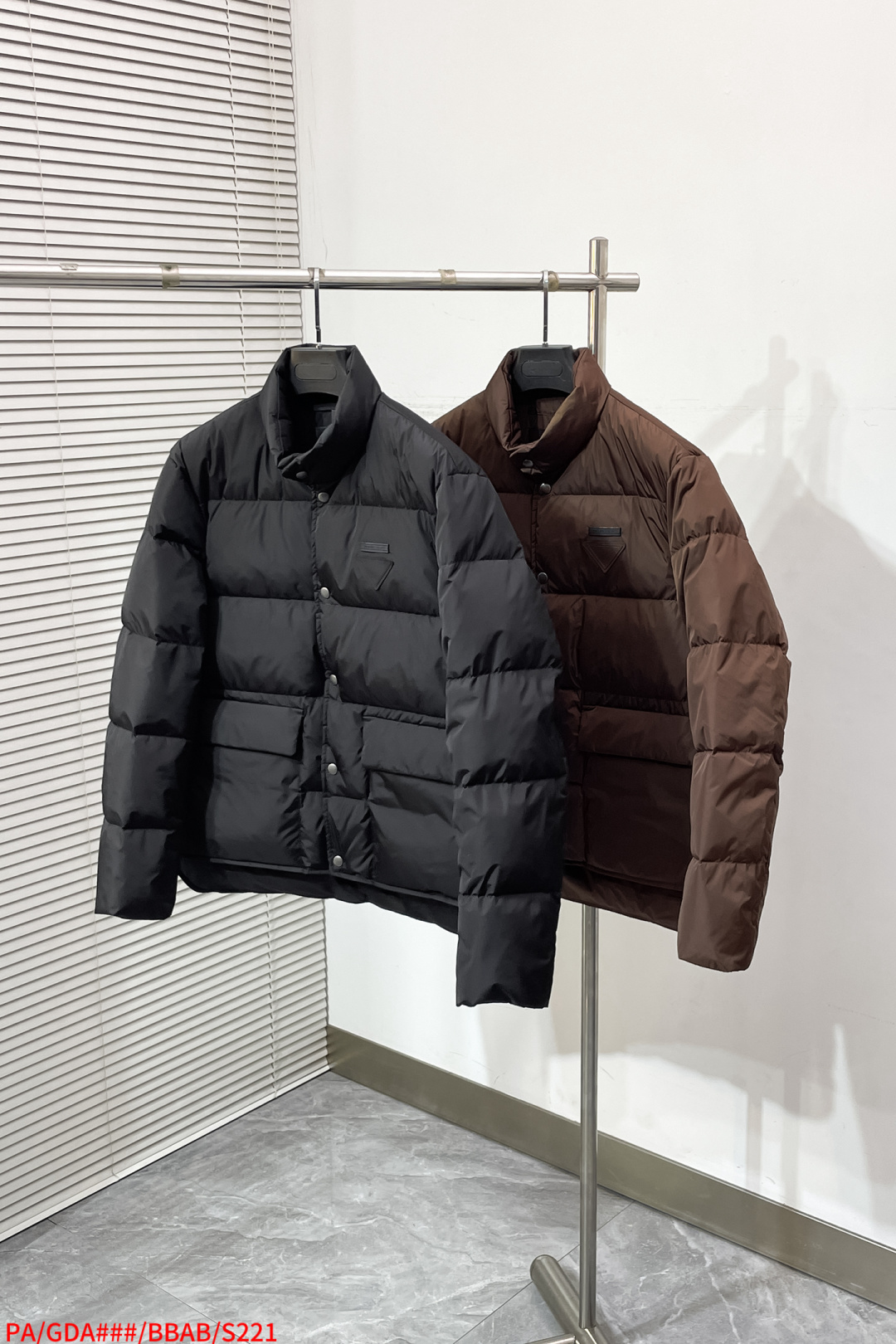Prada Jacket Goose Down Black Loose Fit S-m-l-xl