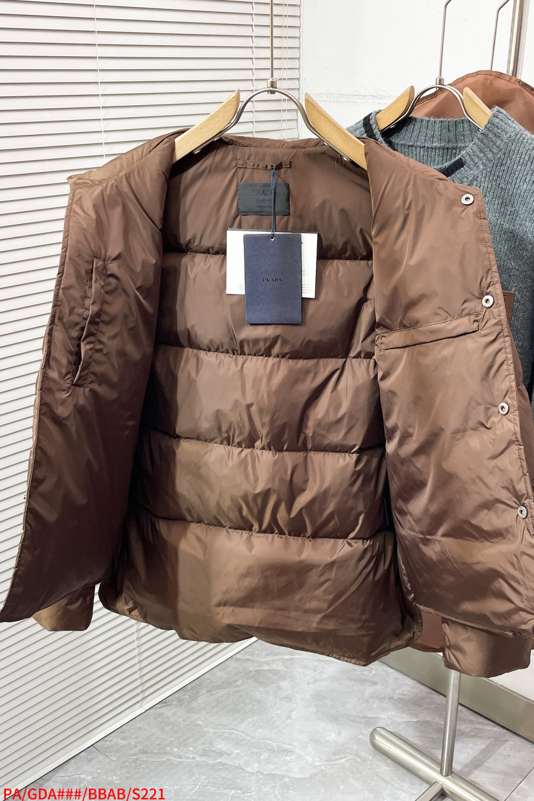 Prada Jacket Goose Down Black Loose Fit S-m-l-xl