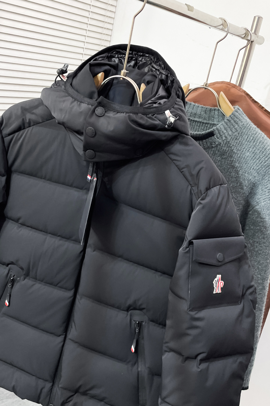 Moncler Male Basic Clothing Knitted Hooded S-m-l-xl