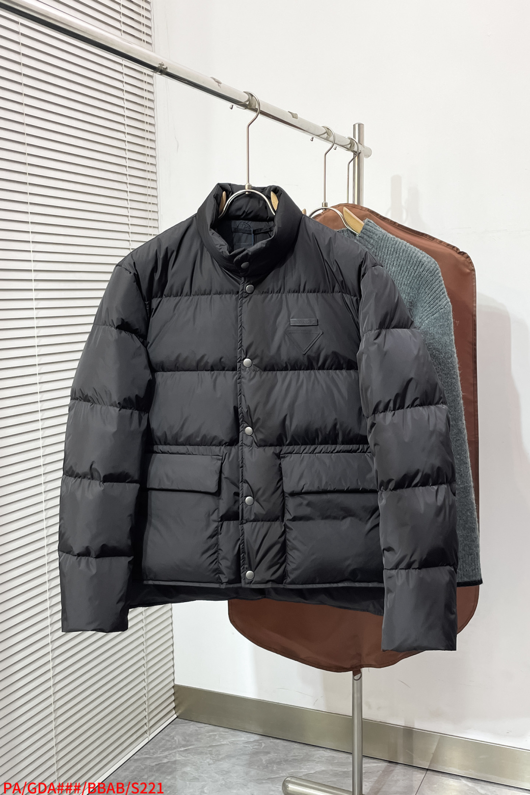 Prada Jacket Goose Down Black Loose Fit S-m-l-xl