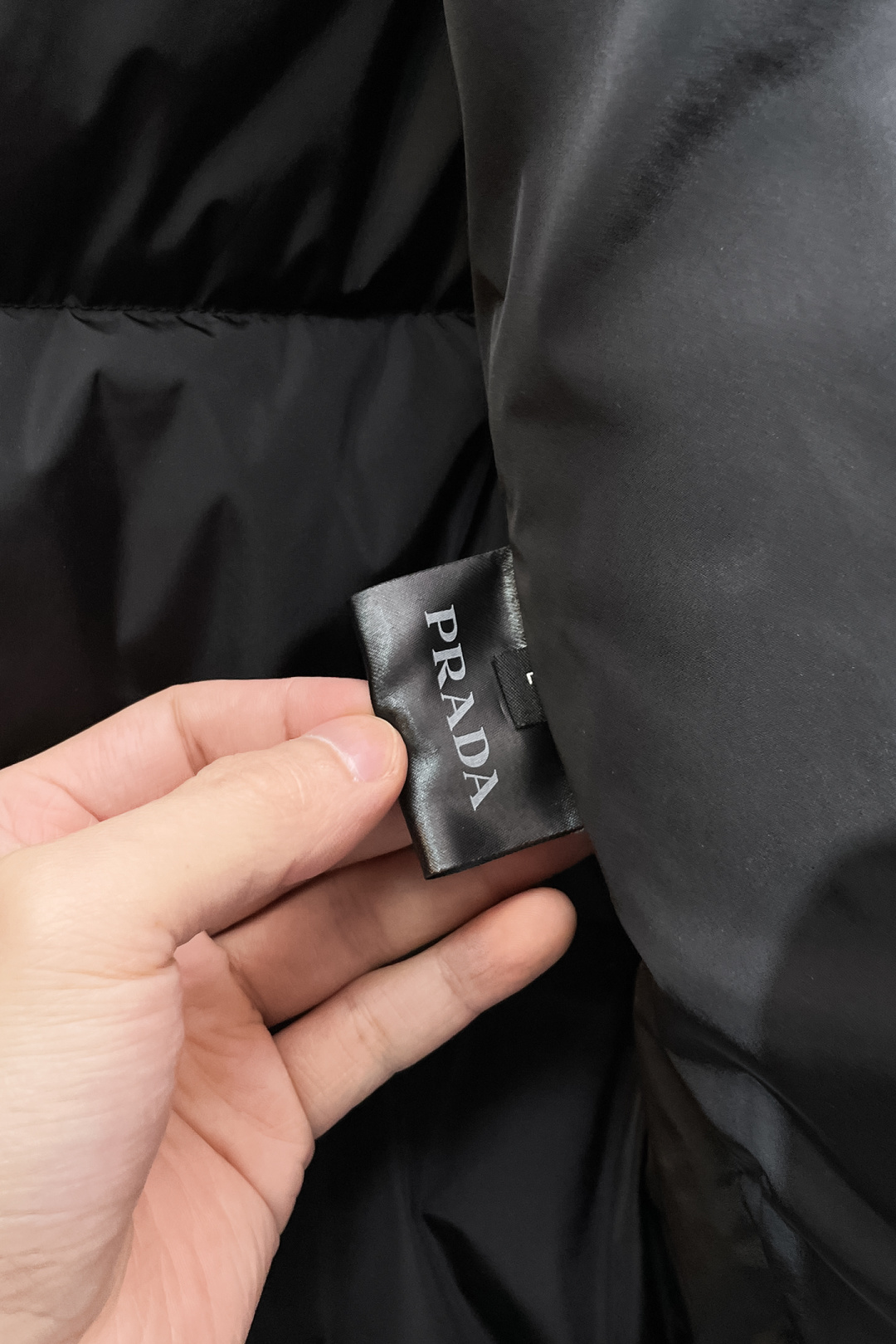Prada Jacket Goose Down Black Loose Fit S-m-l-xl