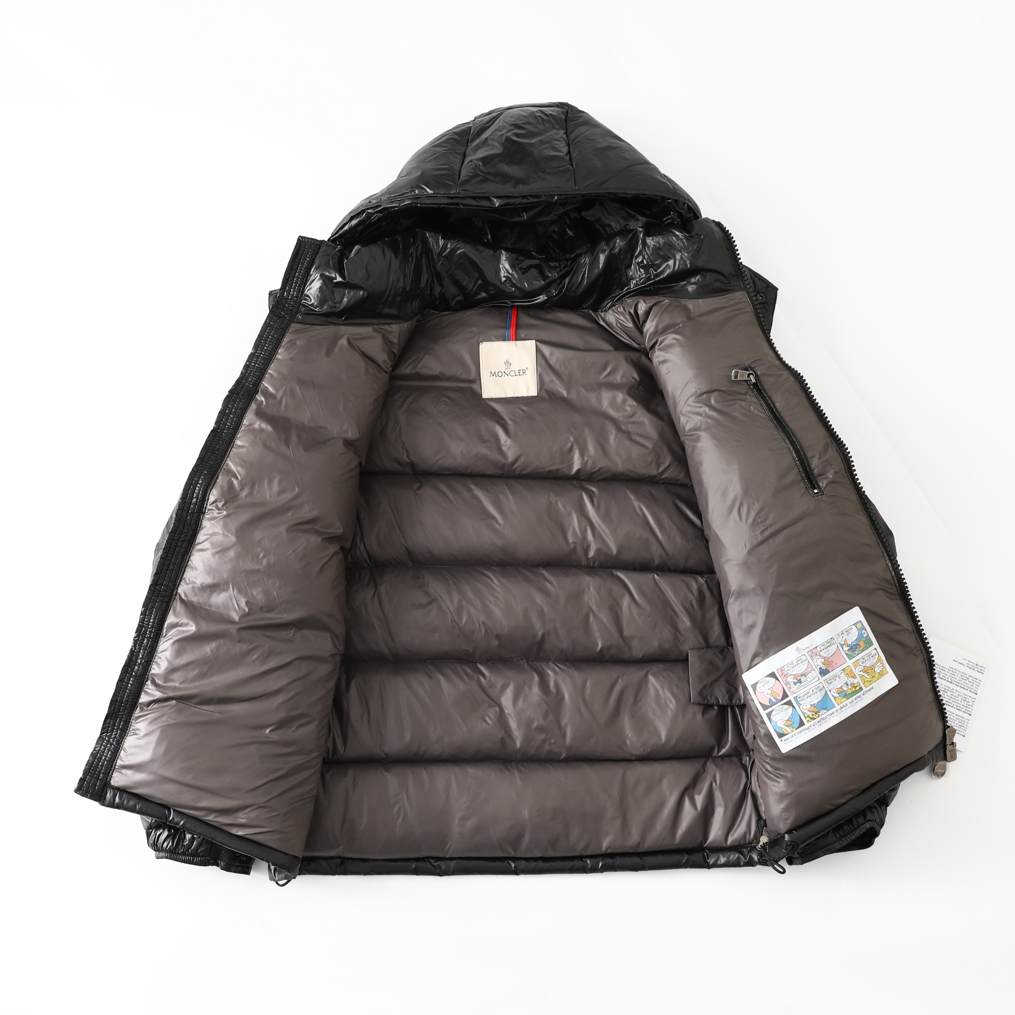 Moncler Down Jacket Goose Down Black S-m-l