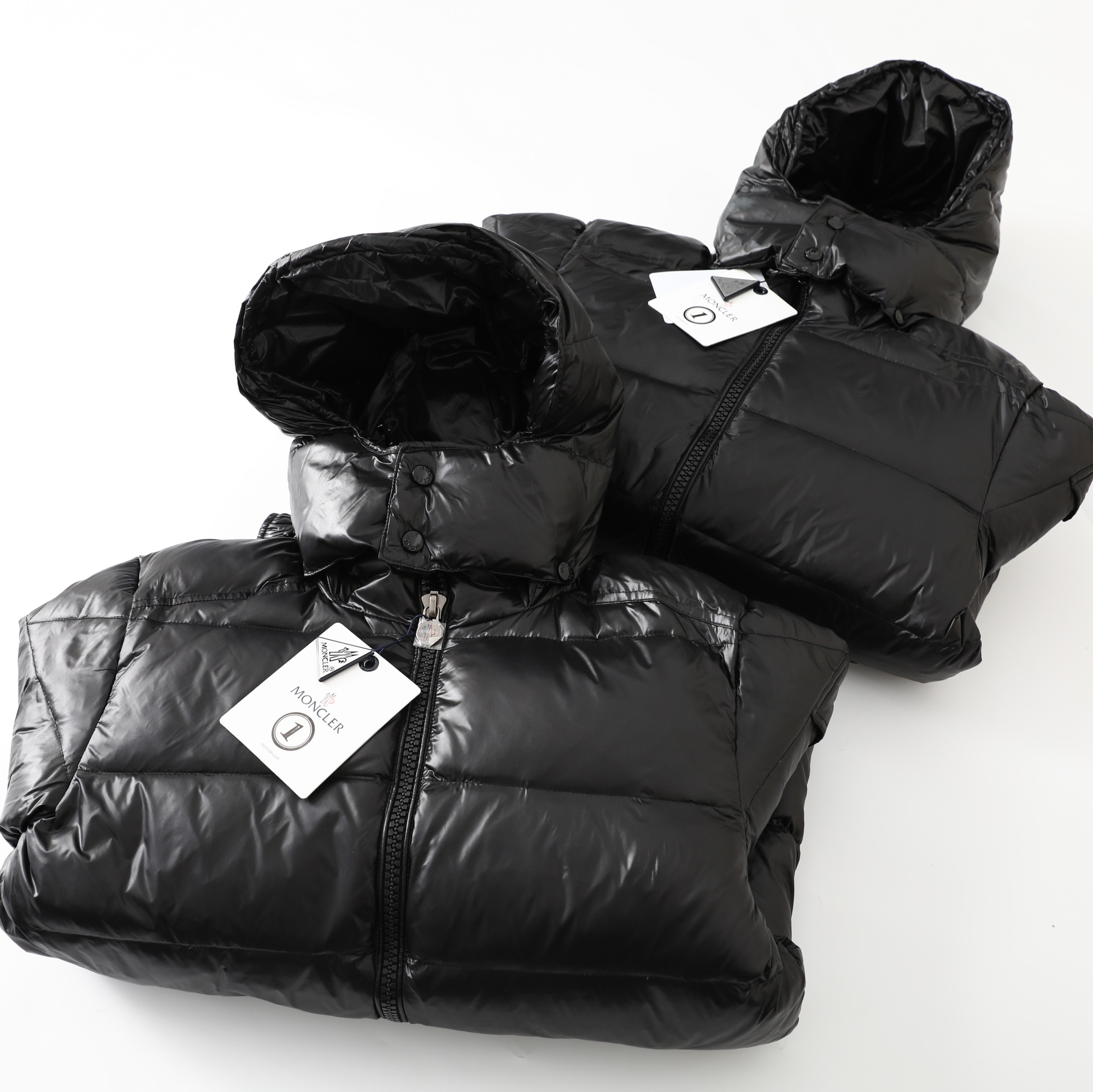 Moncler Down Jacket Goose Down Black S-m-l