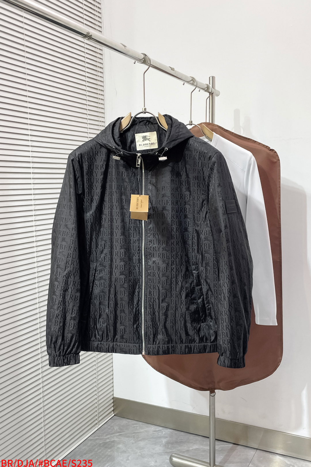 Burberry Jacket Cotton Black S-m-xxxl