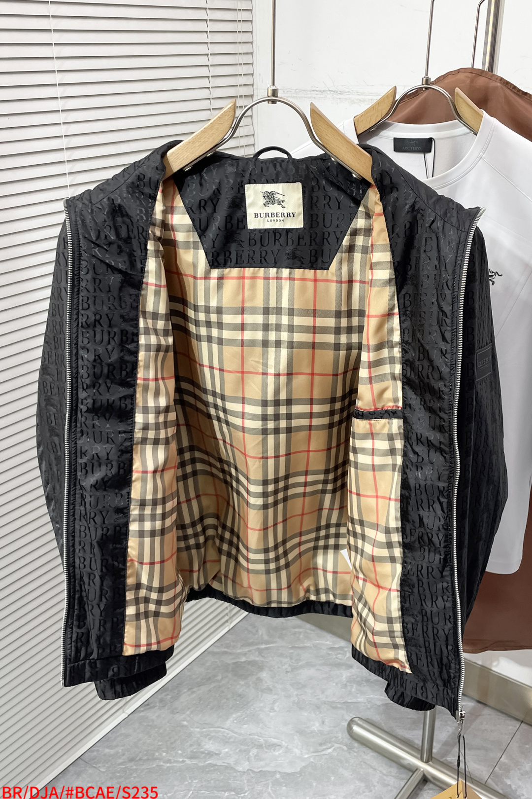 Burberry Jacket Cotton Black S-m-xxxl