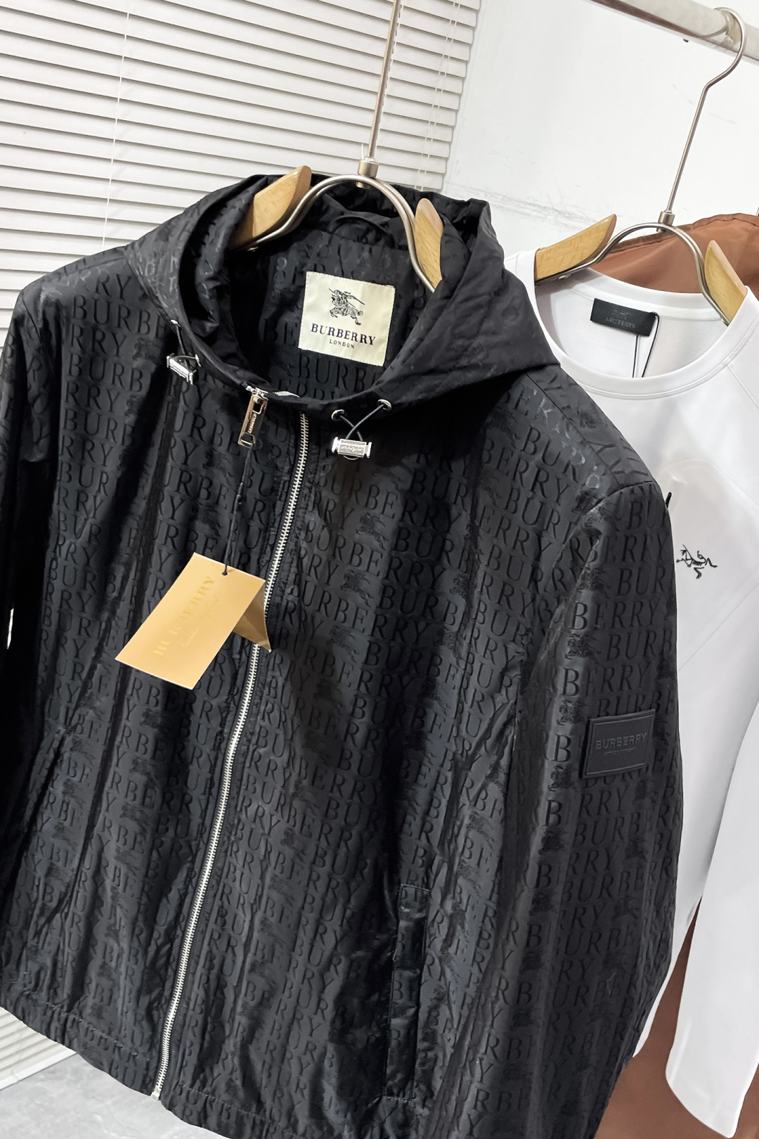 Burberry Jacket Cotton Black S-m-xxxl