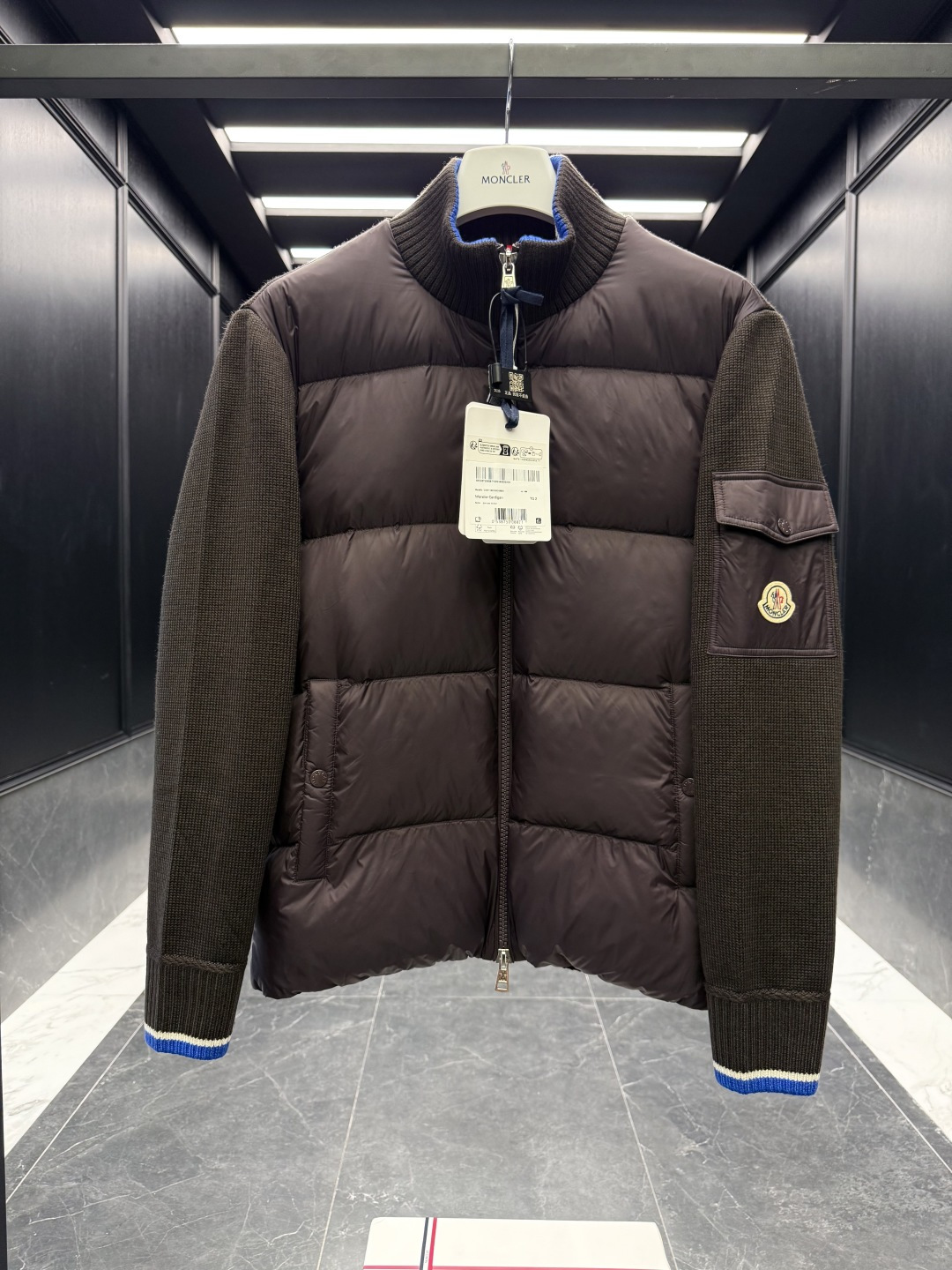 Moncler Male Basic Clothing Wool Black S-m-l-xl