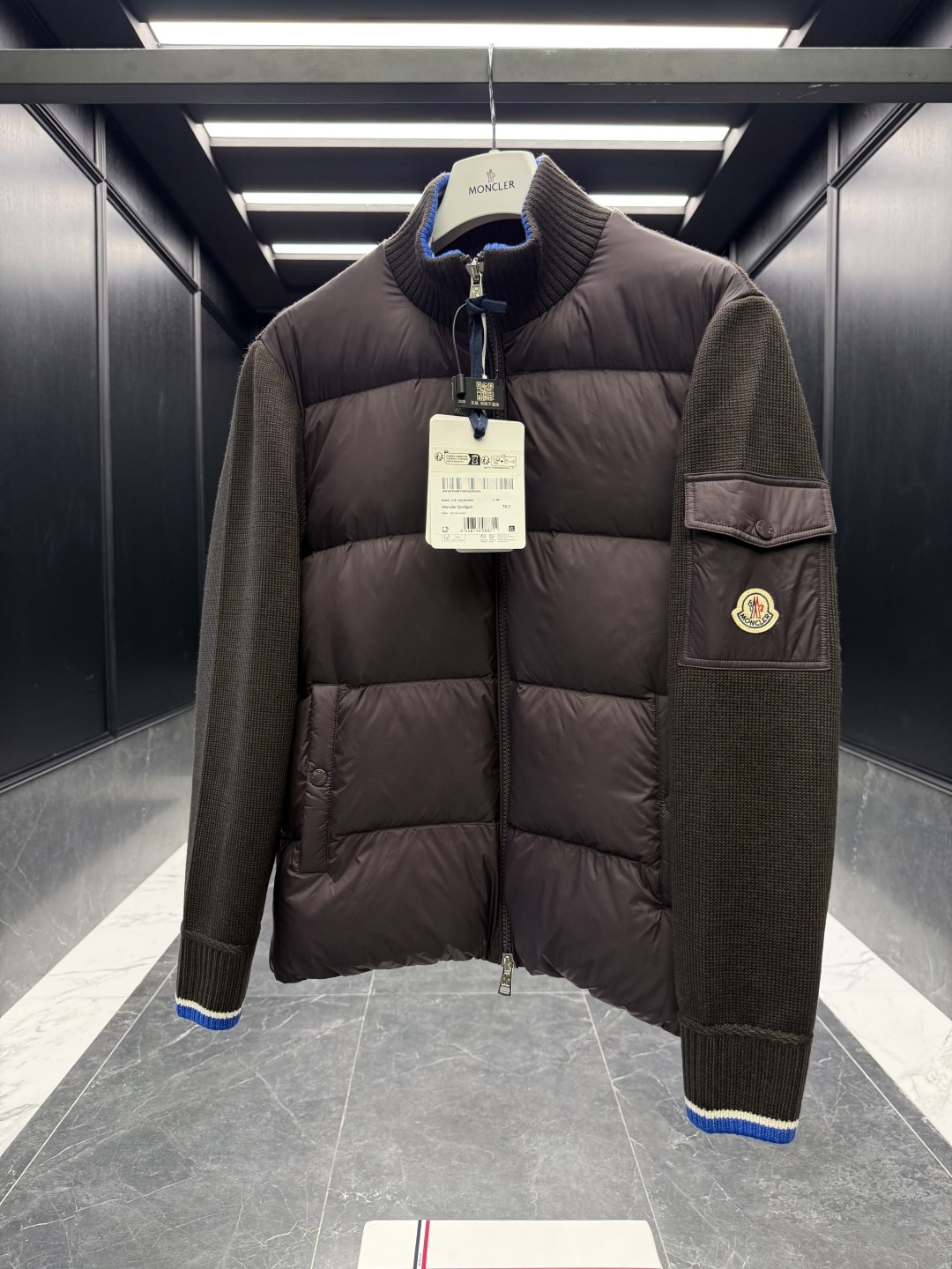 Moncler Male Basic Clothing Wool Black S-m-l-xl