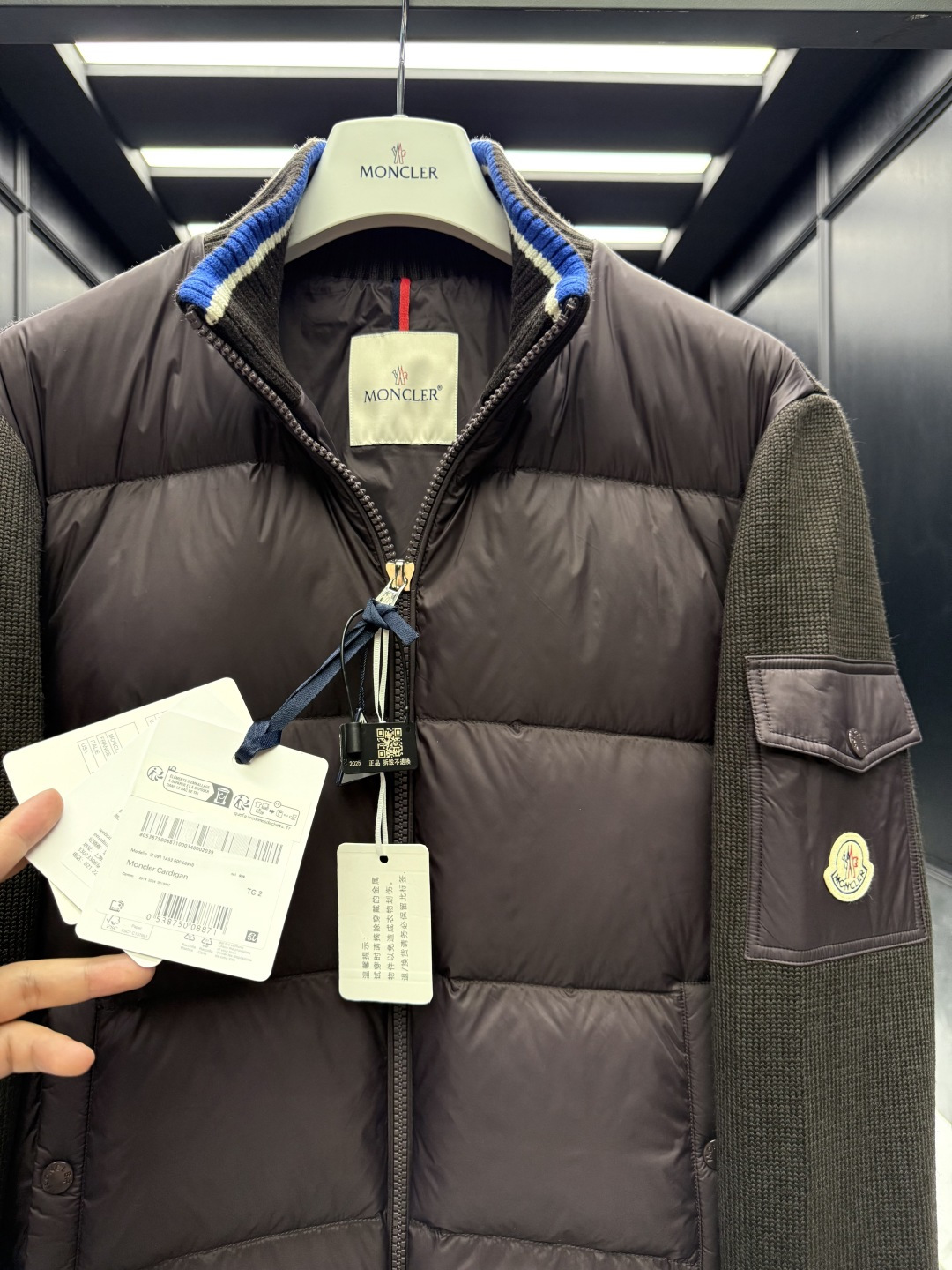Moncler Male Basic Clothing Wool Black S-m-l-xl