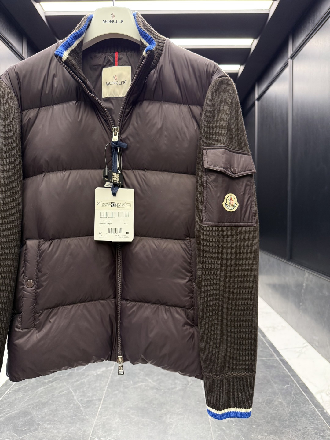 Moncler Male Basic Clothing Wool Black S-m-l-xl