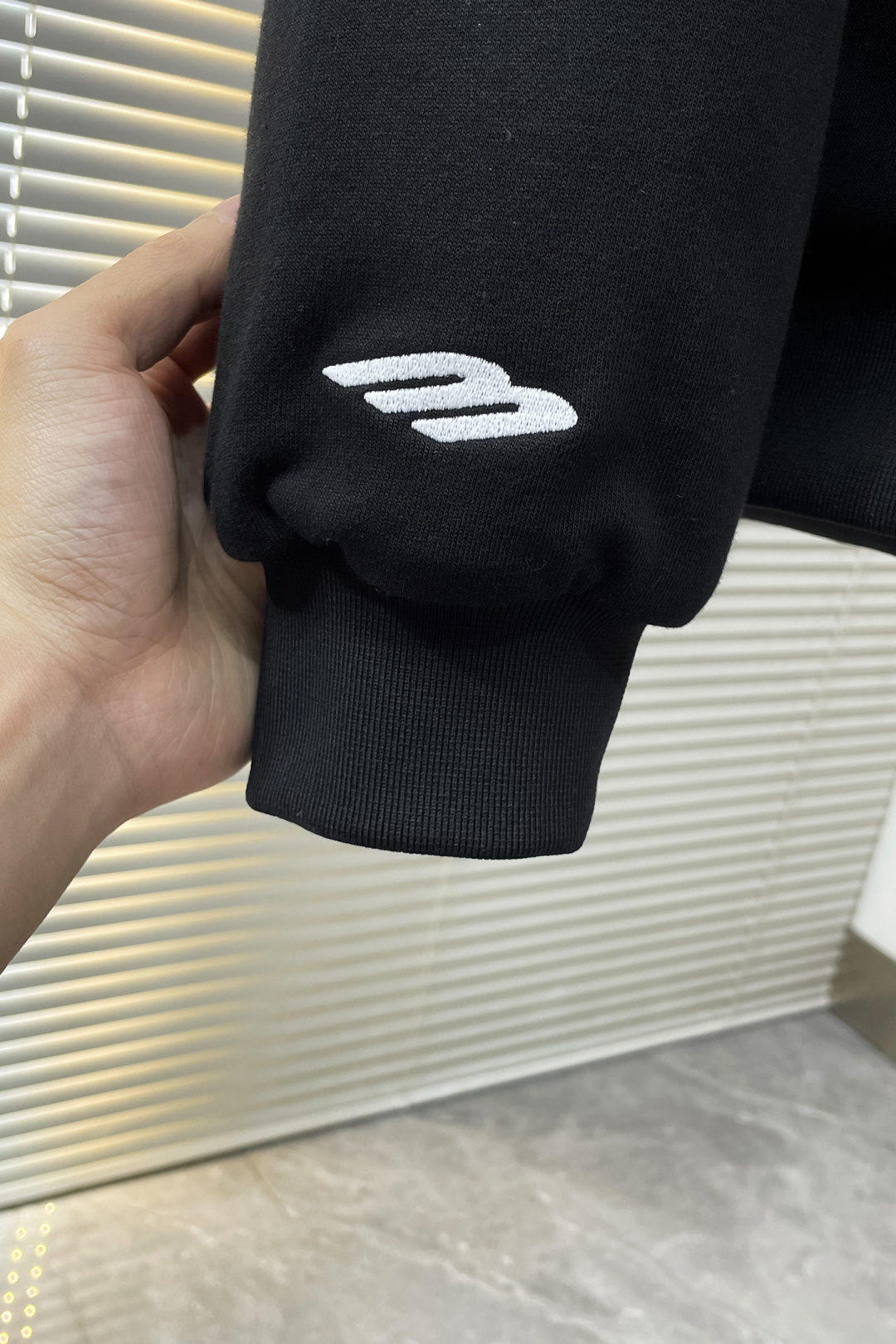 Balenciaga Hoodie Cotton Black Hooded S-l-xl
