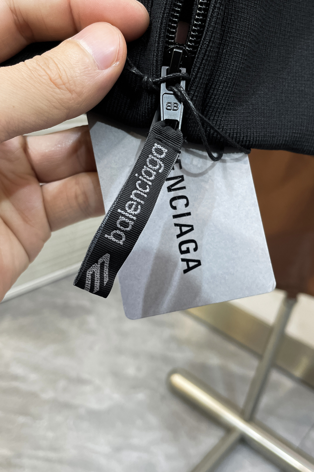 Balenciaga Hoodie Cotton Black Hooded S-l-xl