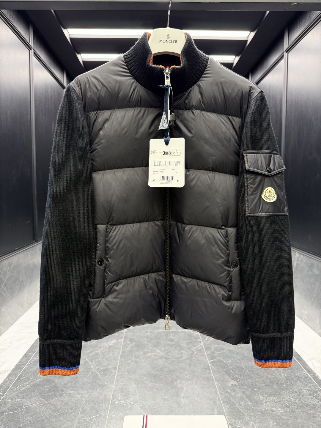 Moncler Male Basic Clothing Wool Black S-m-l-xl