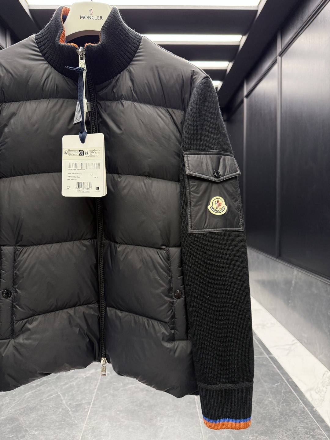 Moncler Male Basic Clothing Wool Black S-m-l-xl