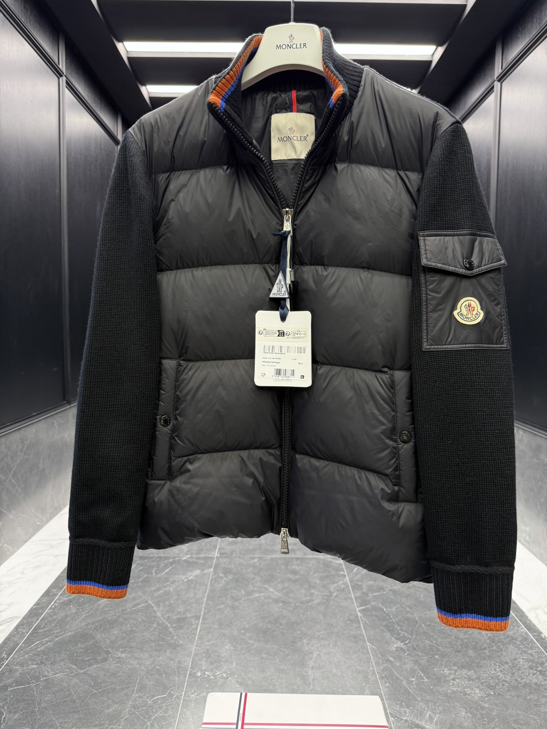 Moncler Male Basic Clothing Wool Black S-m-l-xl