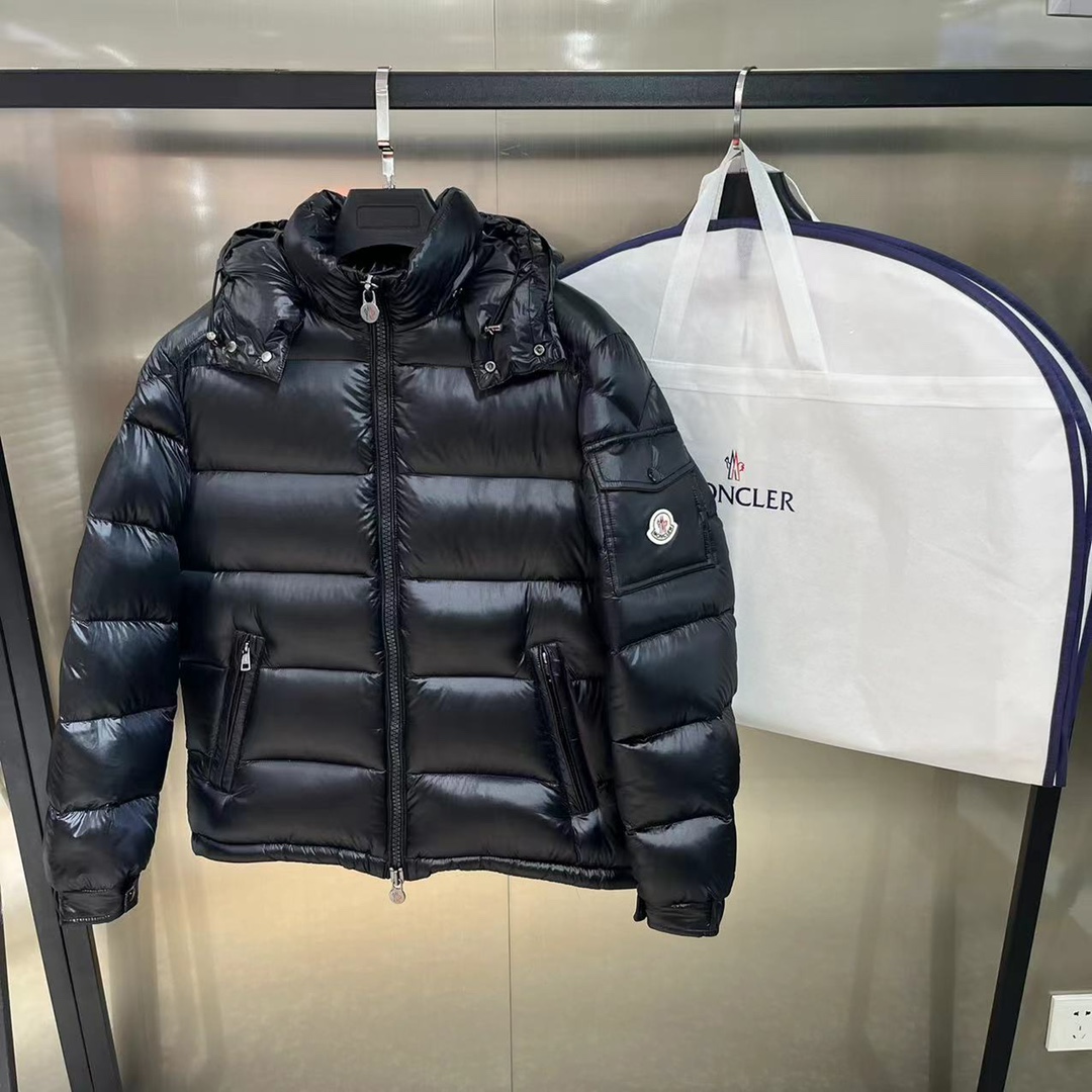 Moncler Jacket Goose Down Black M-l-123
