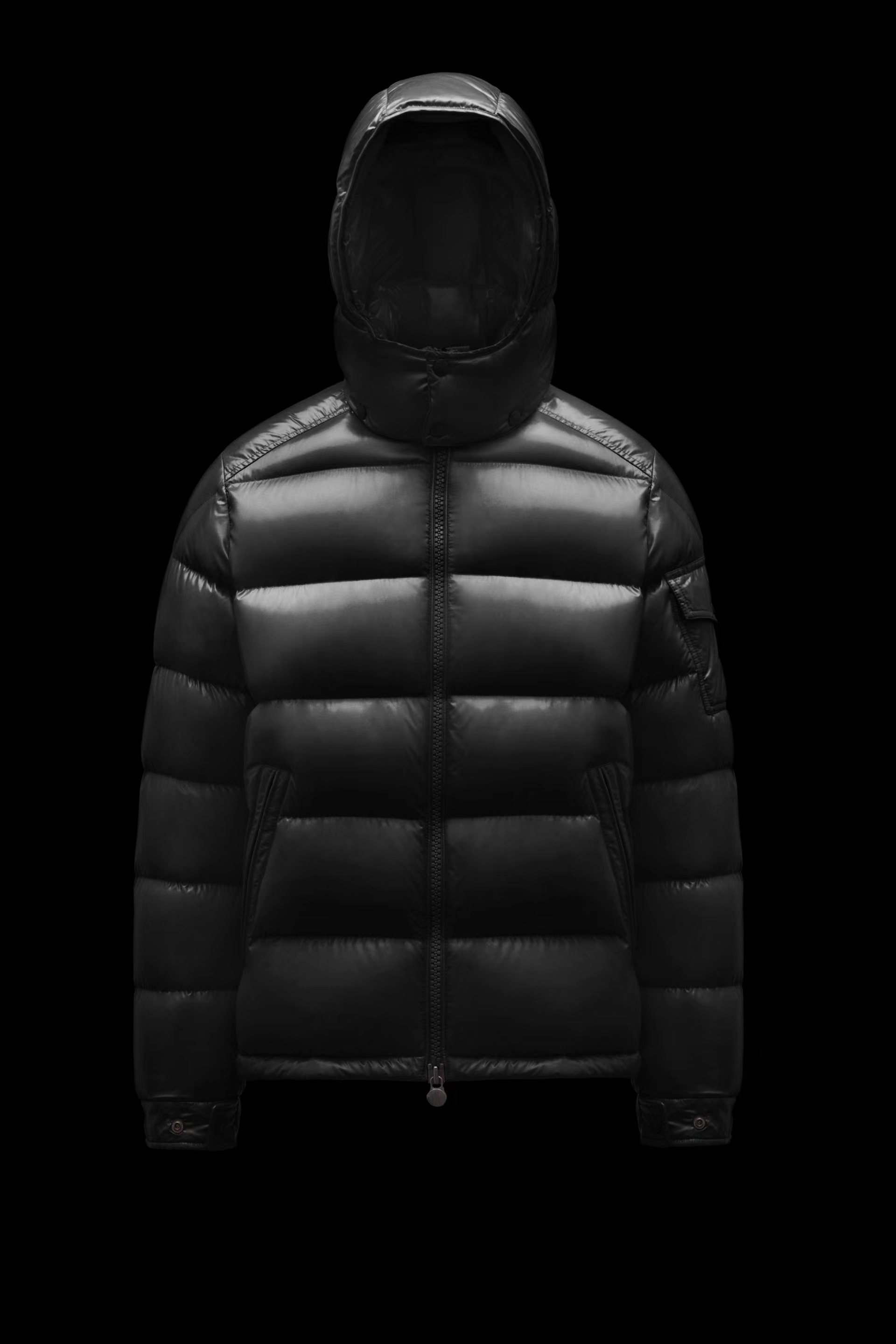 Moncler Down Jacket Black M-l