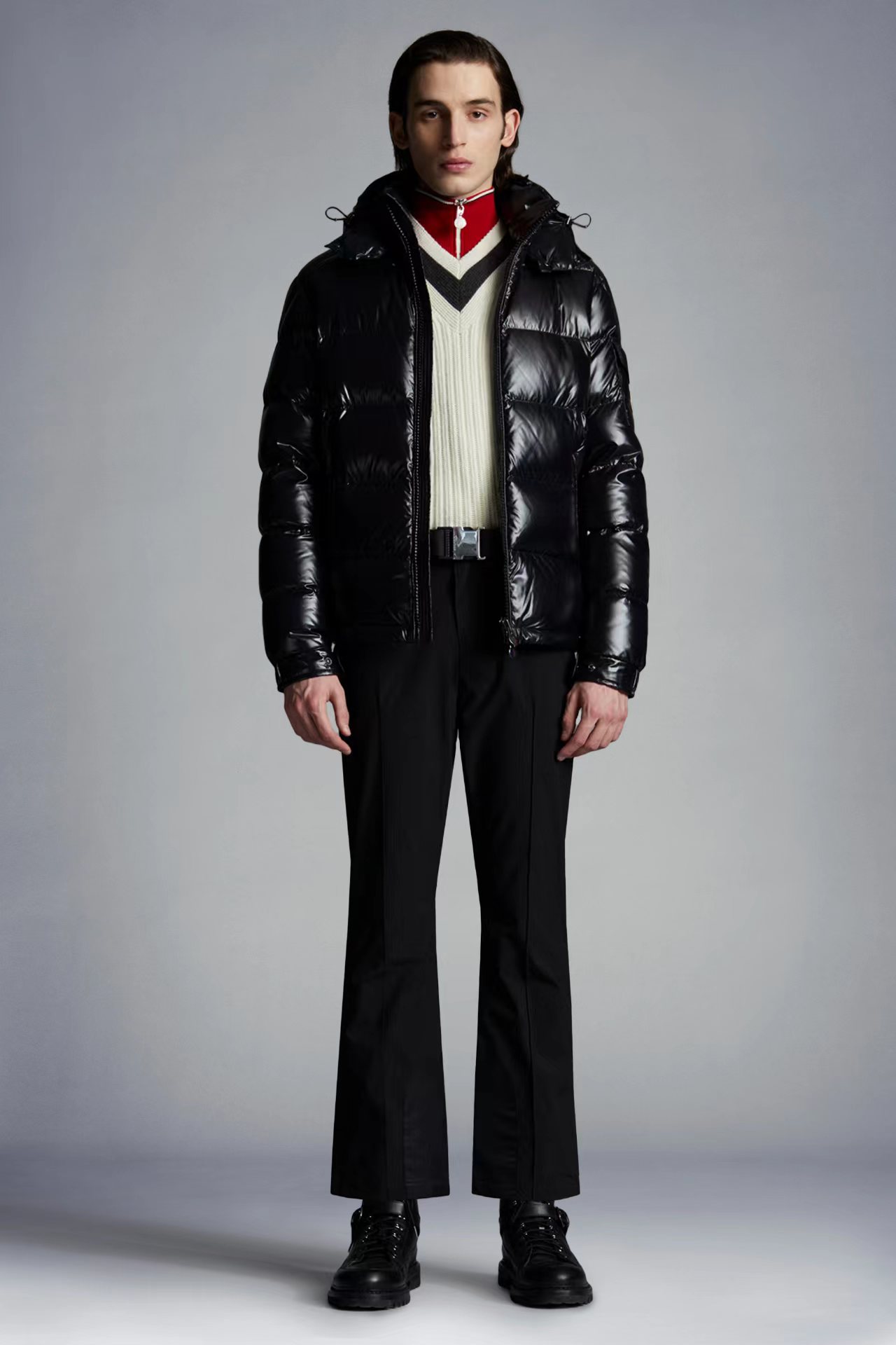 Moncler Down Jacket Black M-l