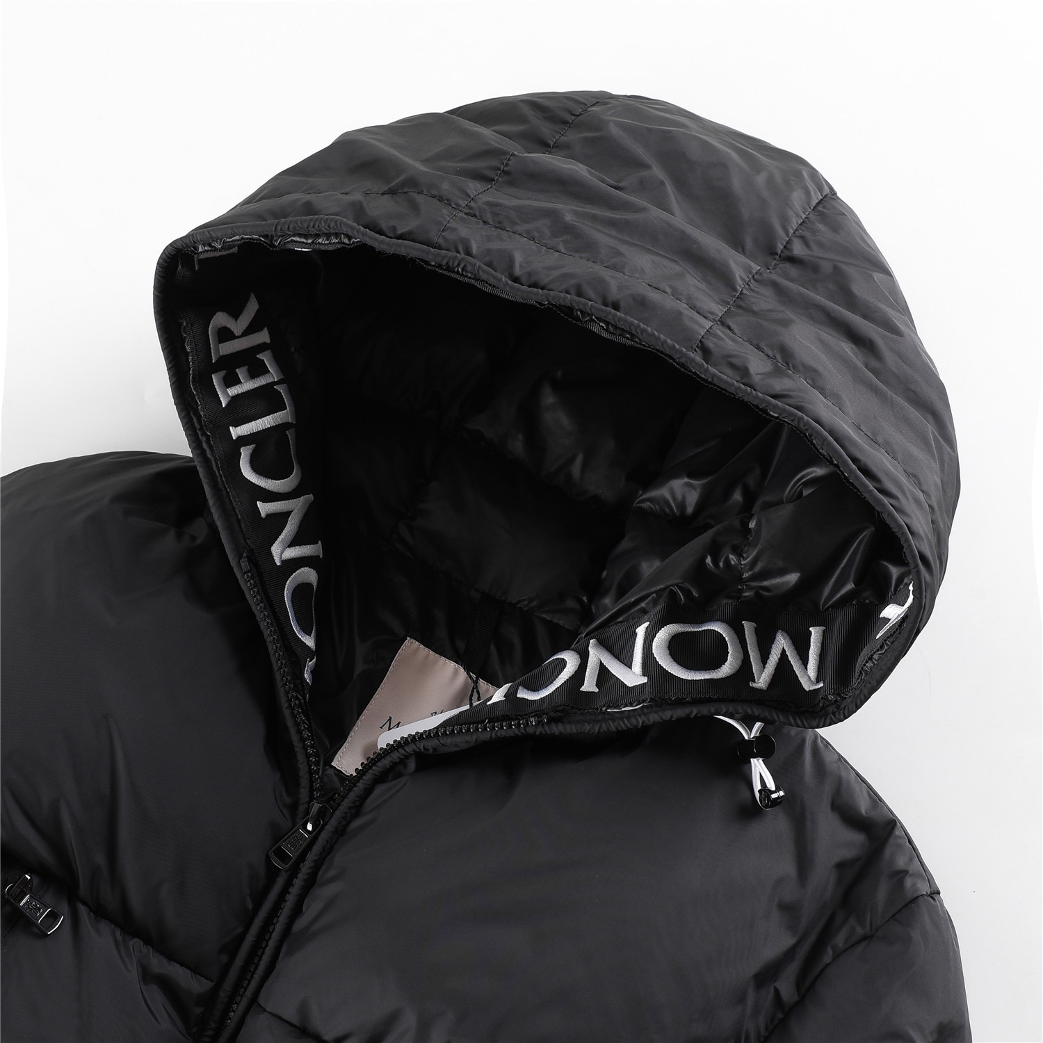 Moncler Basic Clothing Polyester Black Hooded S-m-l