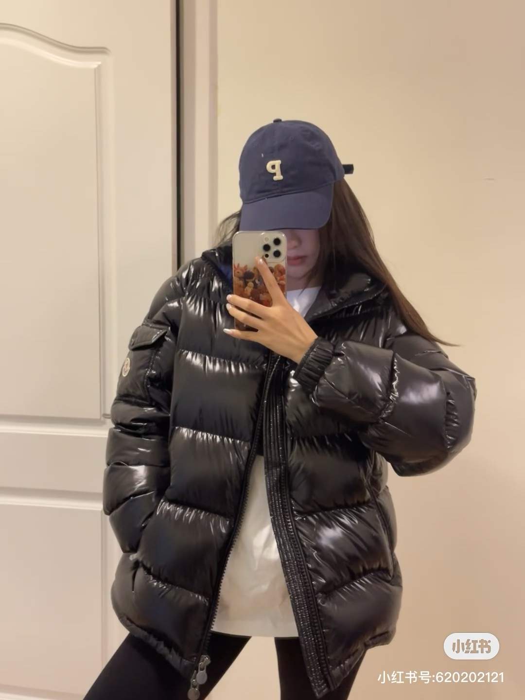 Moncler Down Jacket White Duck Down Hooded M-l