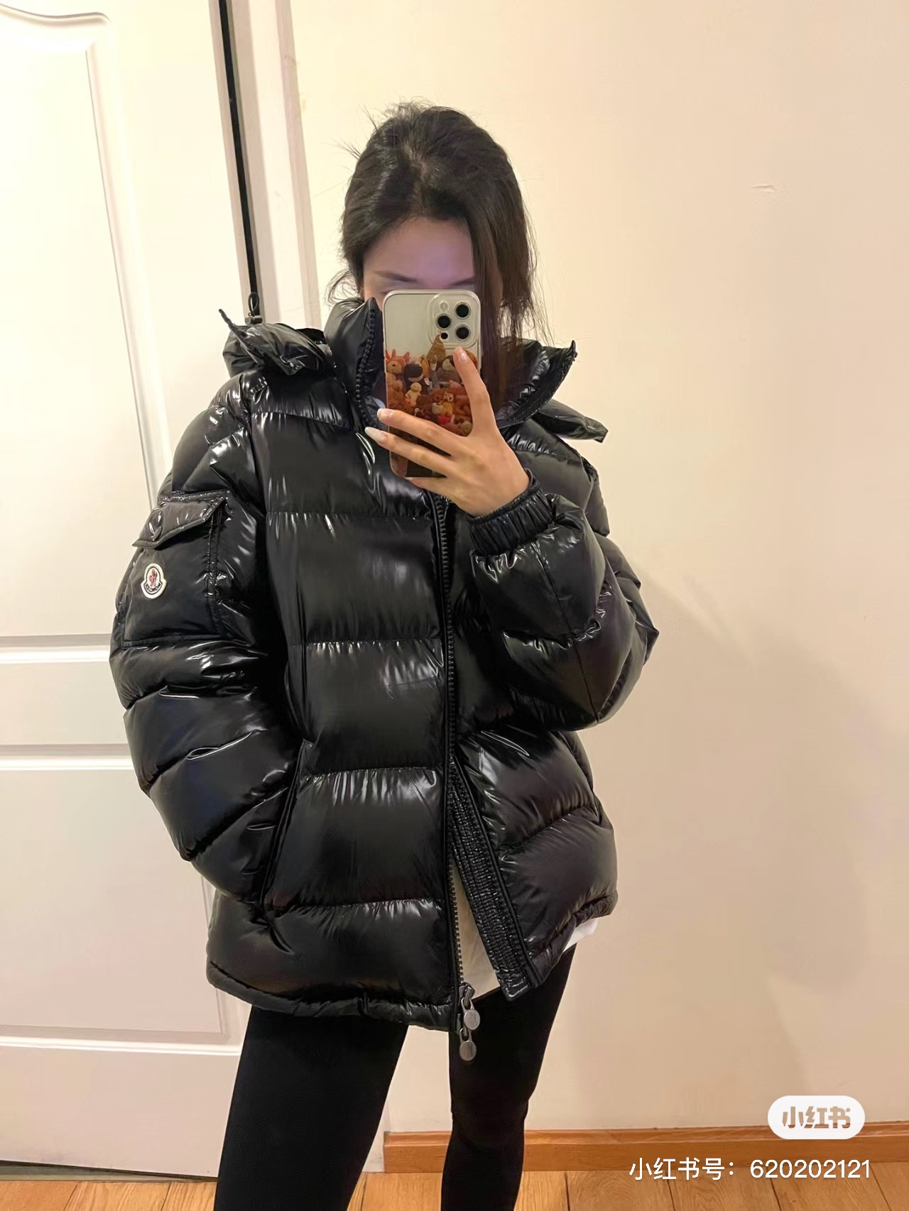 Moncler Down Jacket White Duck Down Hooded M-l
