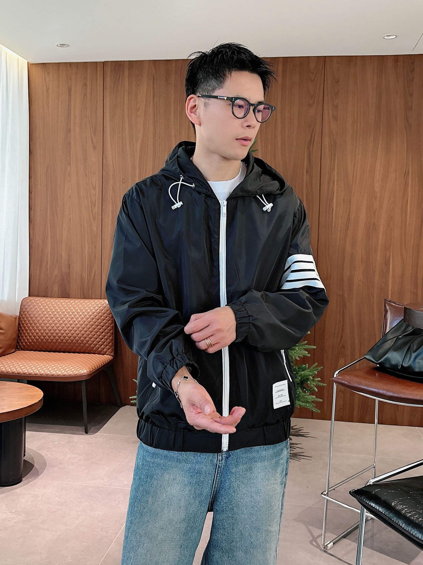 Thom Browne Male Jacket M-xl