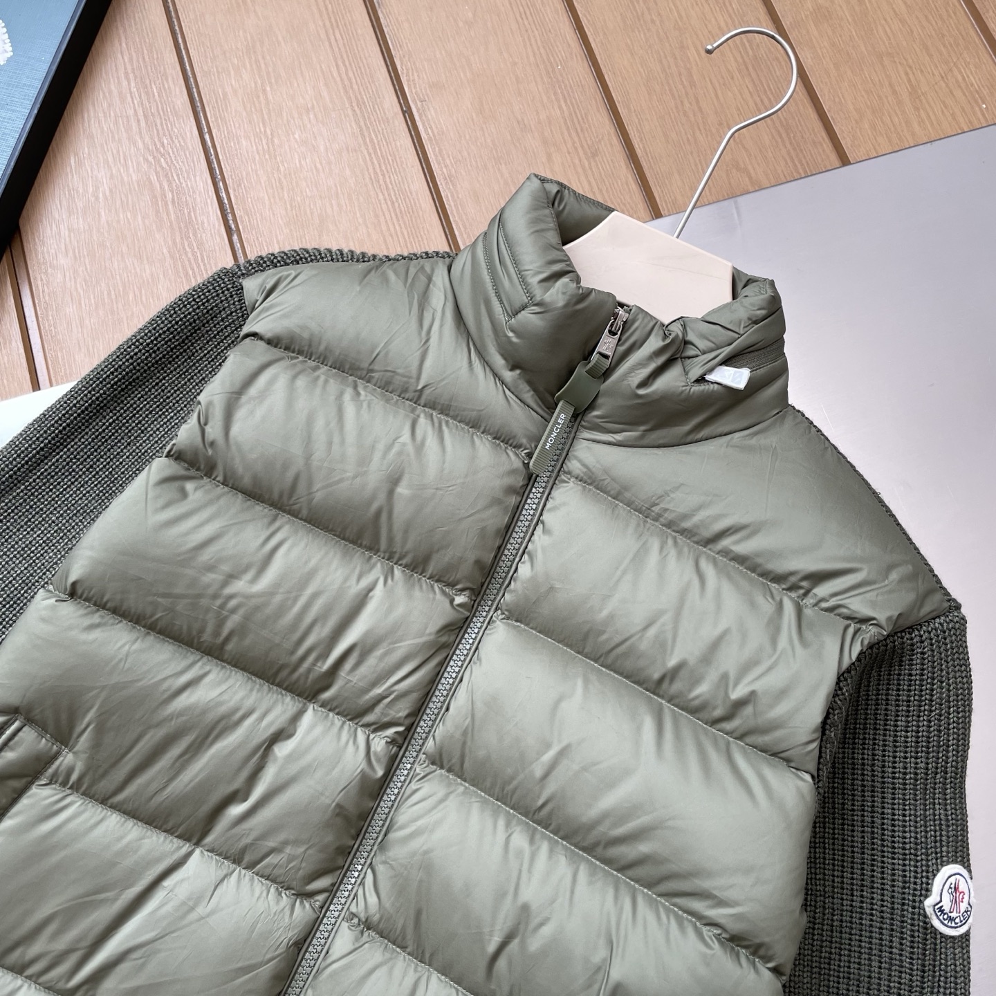 Moncler Couple Down Jacket Wool Black Hooded S-m-l-xl-xxl-xxxl