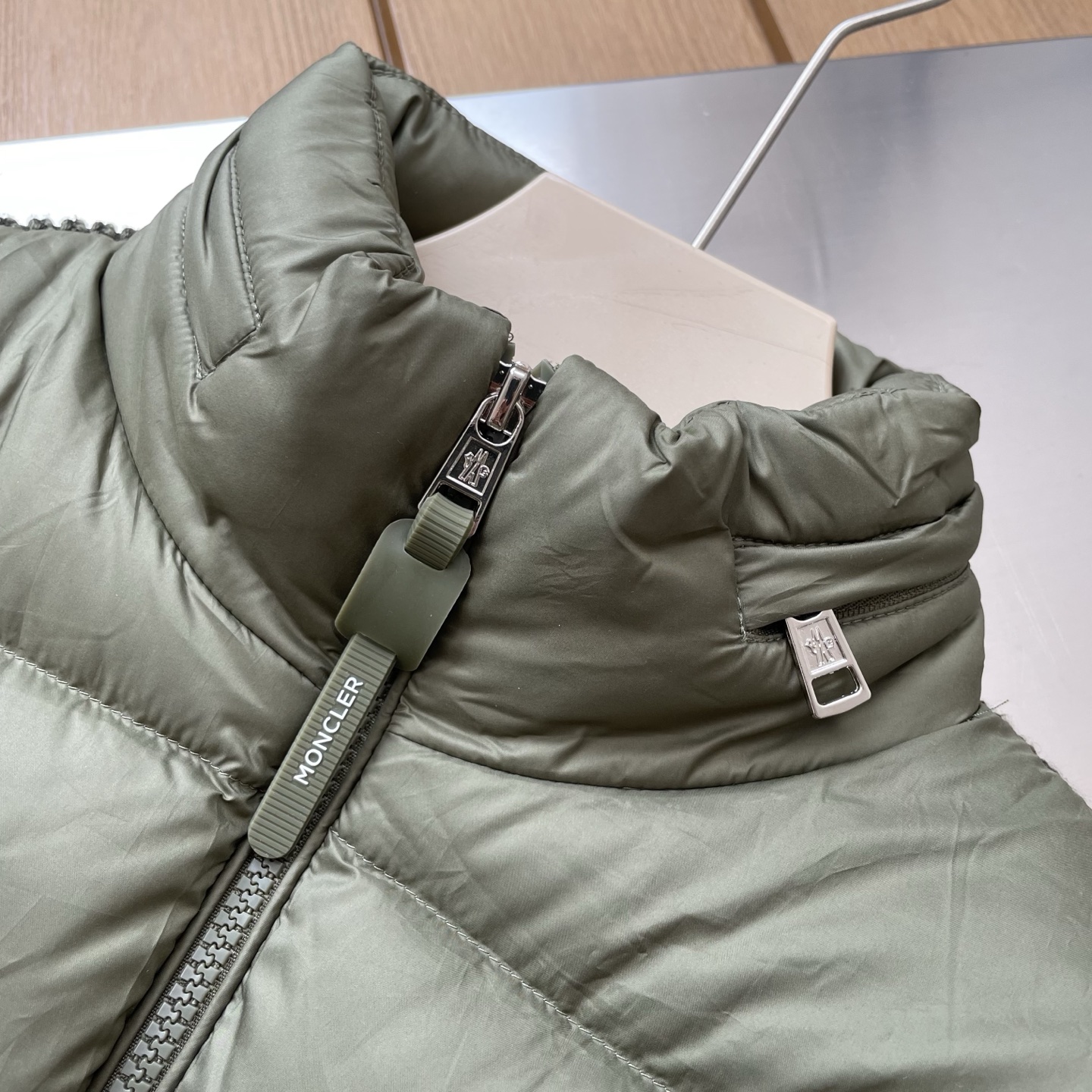 Moncler Couple Down Jacket Wool Black Hooded S-m-l-xl-xxl-xxxl