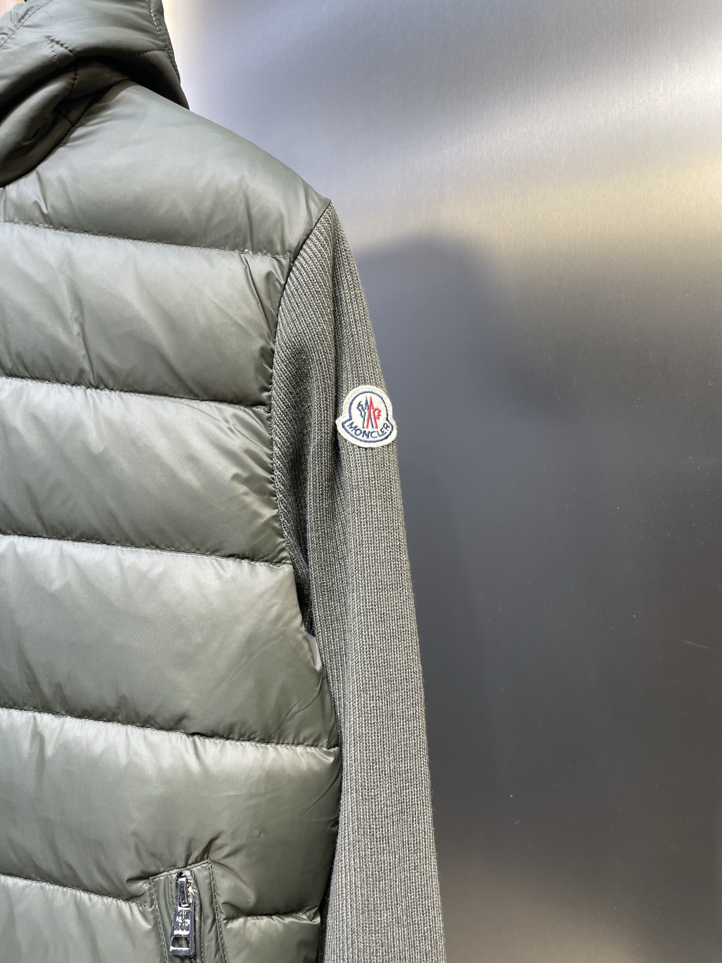 Moncler Male Down Jacket Wool Hooded S-m-l