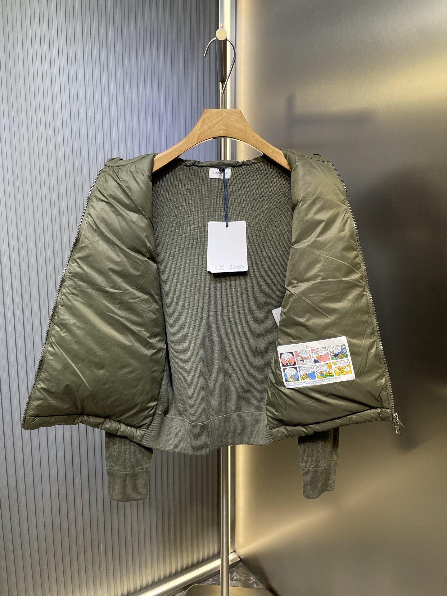 Moncler Male Down Jacket Wool Hooded S-m-l