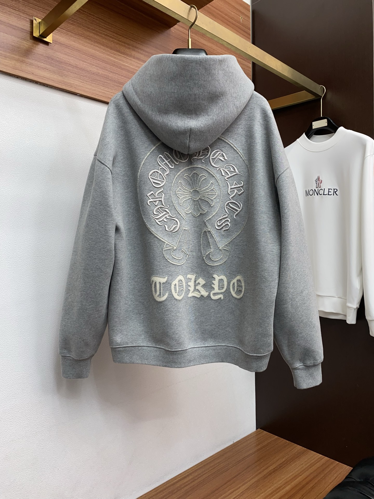 Chrome Hearts Hoodie Black Fleece Lined S-xl