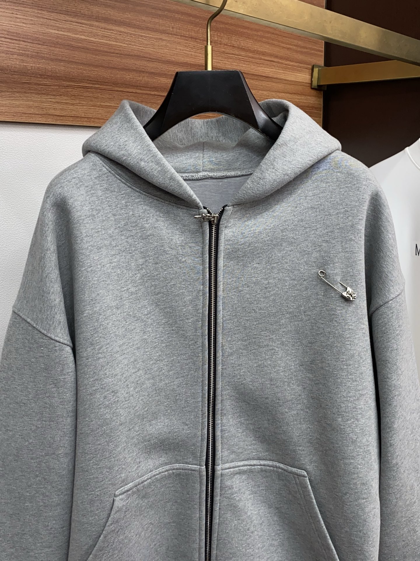Chrome Hearts Hoodie Black Fleece Lined S-xl