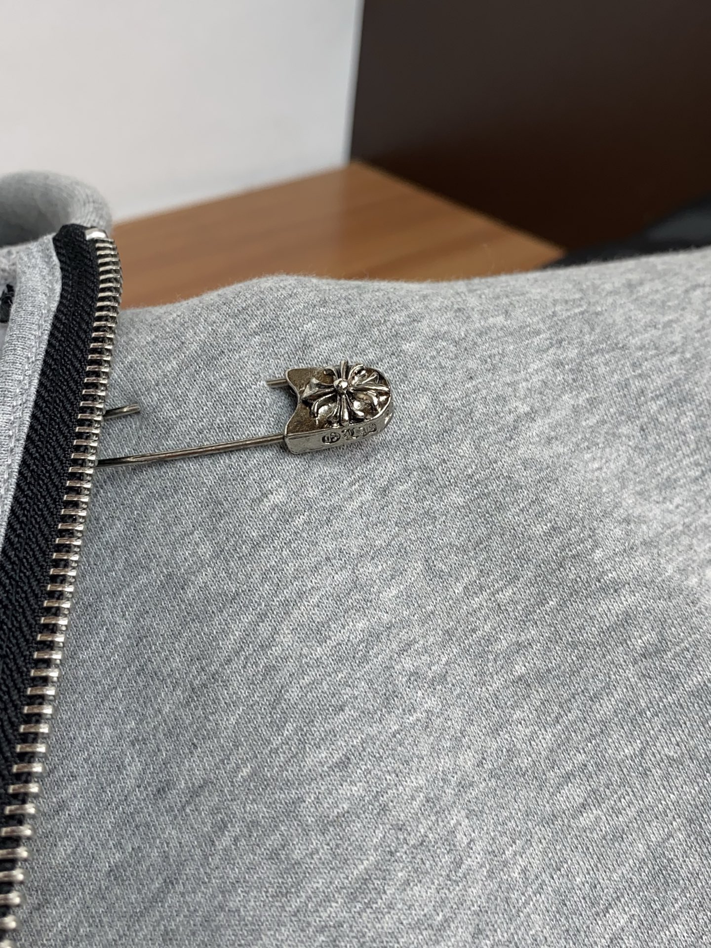 Chrome Hearts Hoodie Black Fleece Lined S-xl
