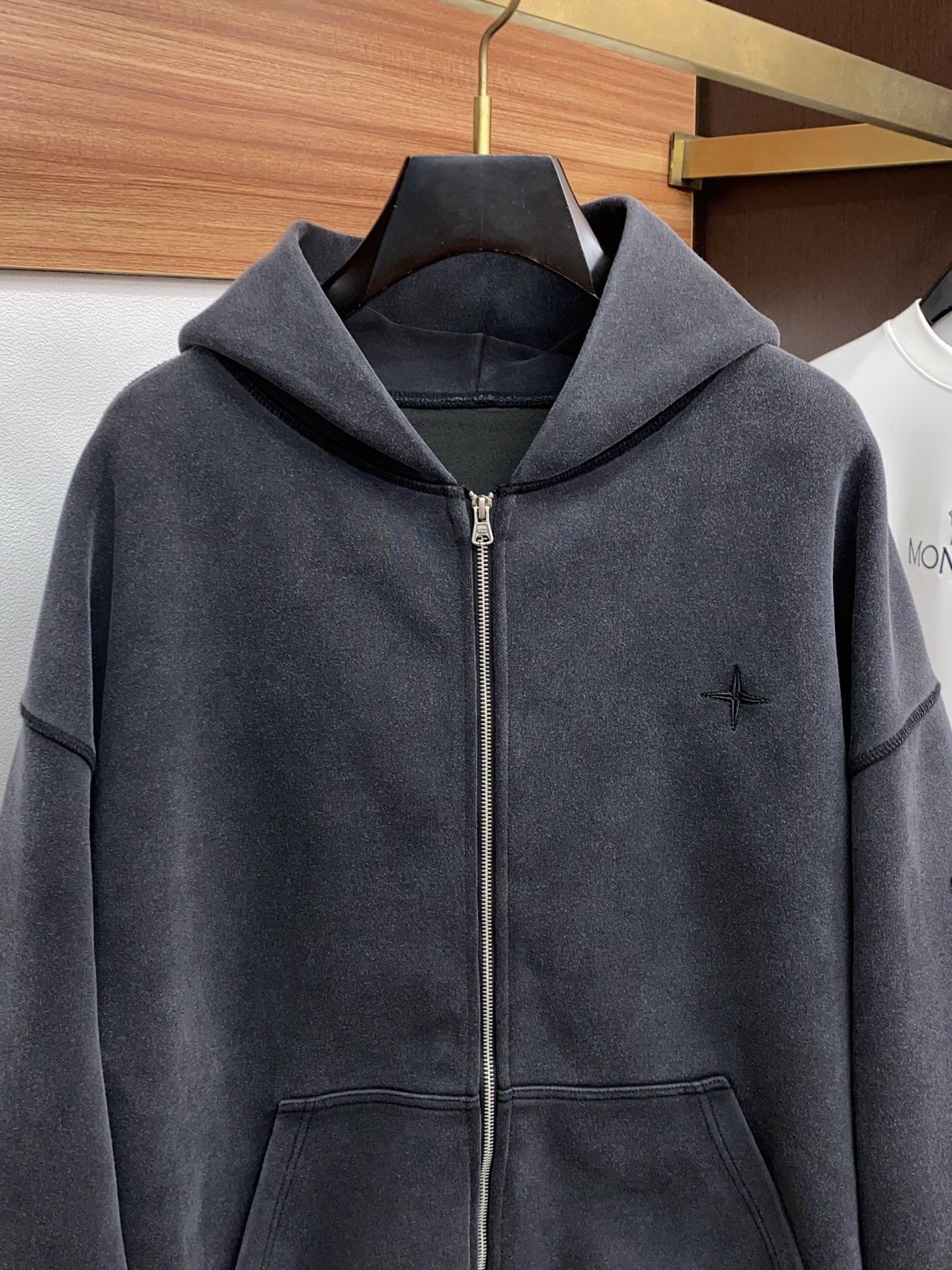 Chrome Hearts Hoodie Black Fleece Lined S-xl