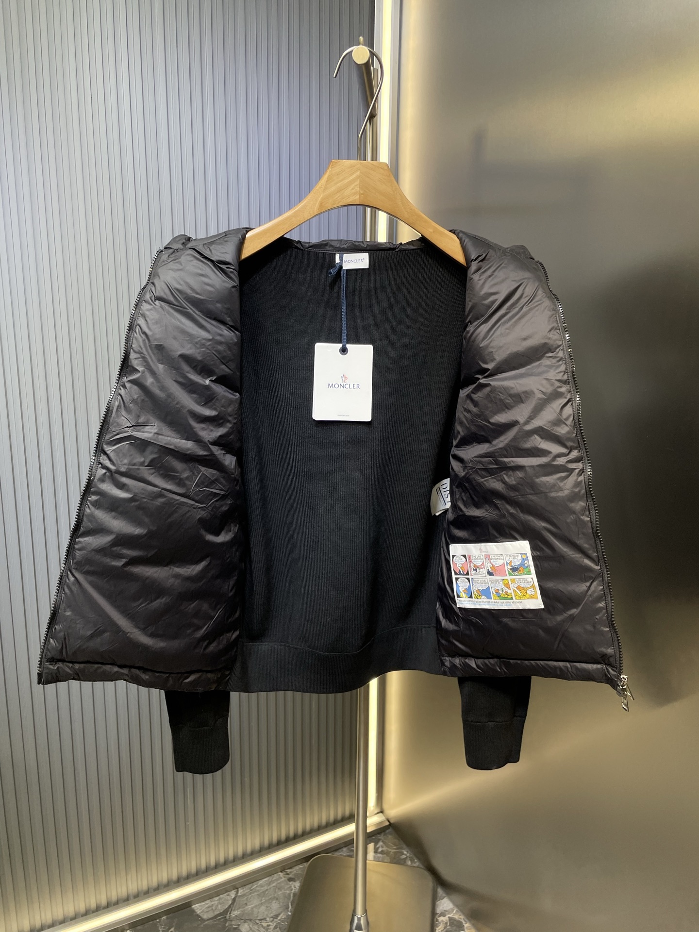 Moncler Male Down Jacket Wool Hooded S-m-l