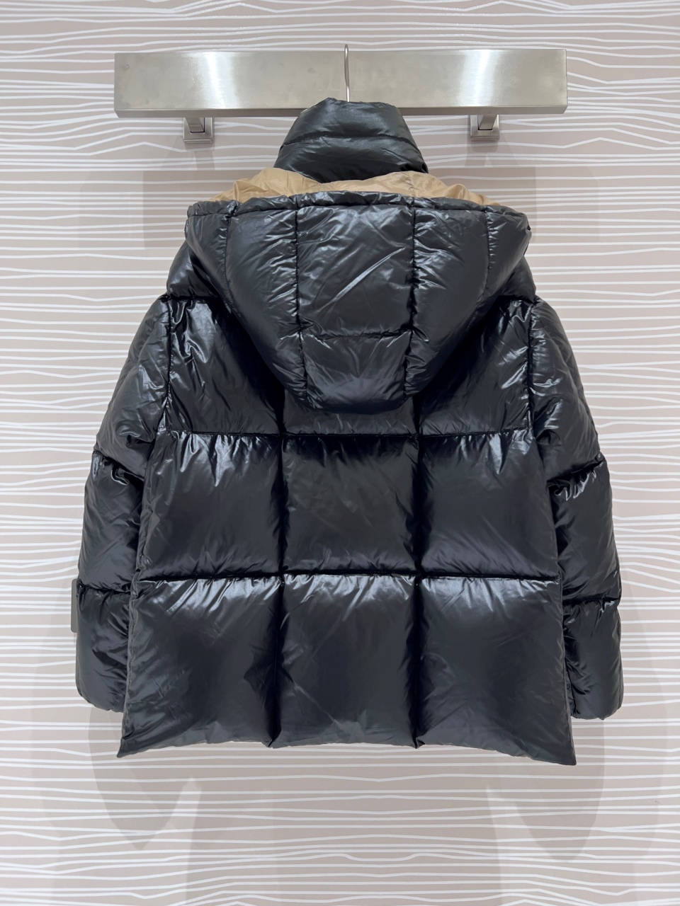 Moncler Down Jacket Goose Down Black Loose Fit S-m-l