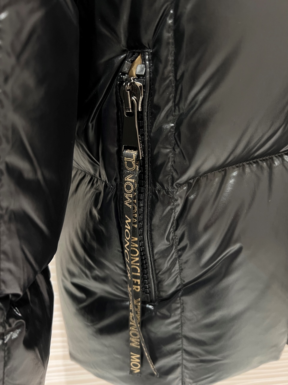 Moncler Down Jacket Goose Down Black Loose Fit S-m-l