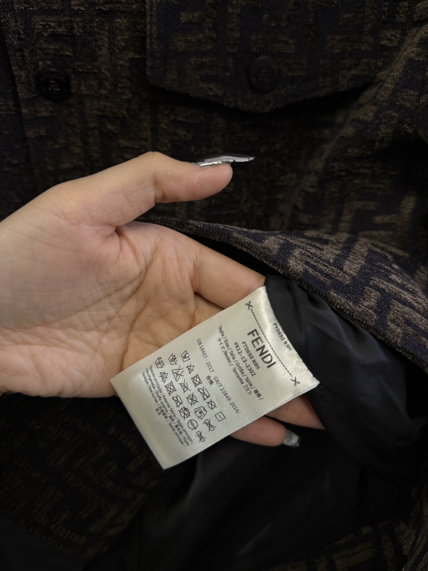 Fendi Jacket Cotton M-l-xl