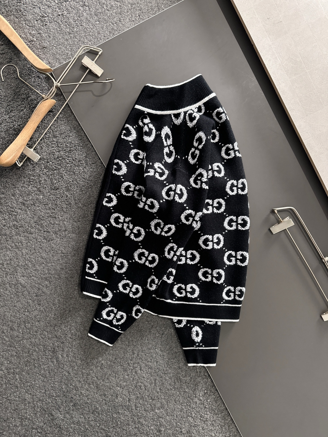 Gucci Couple Basic Clothing Wool Striped S-m-xxxl