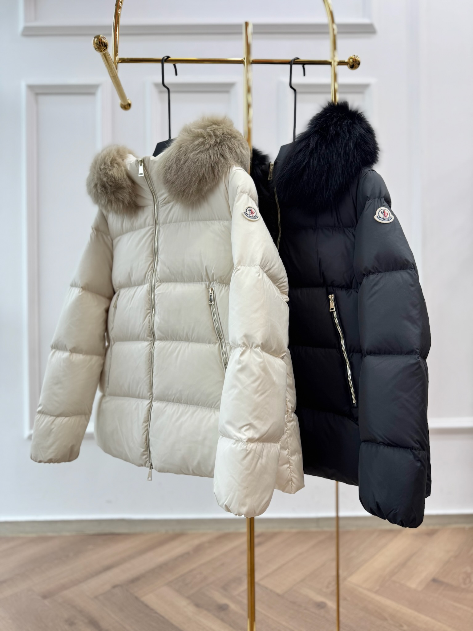 Moncler Down Jacket Black M-l