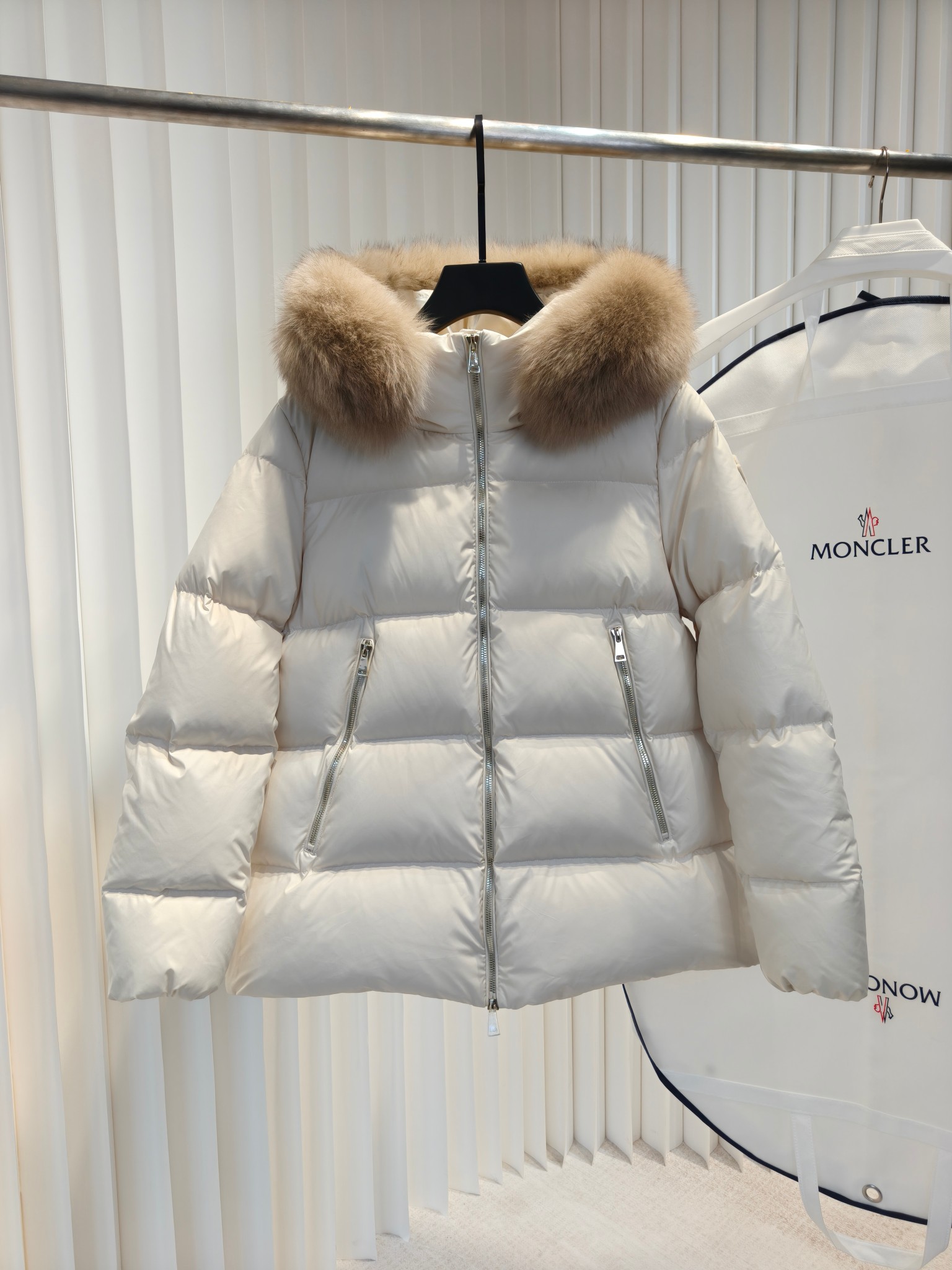 Moncler Female Down Jacket Black M-l