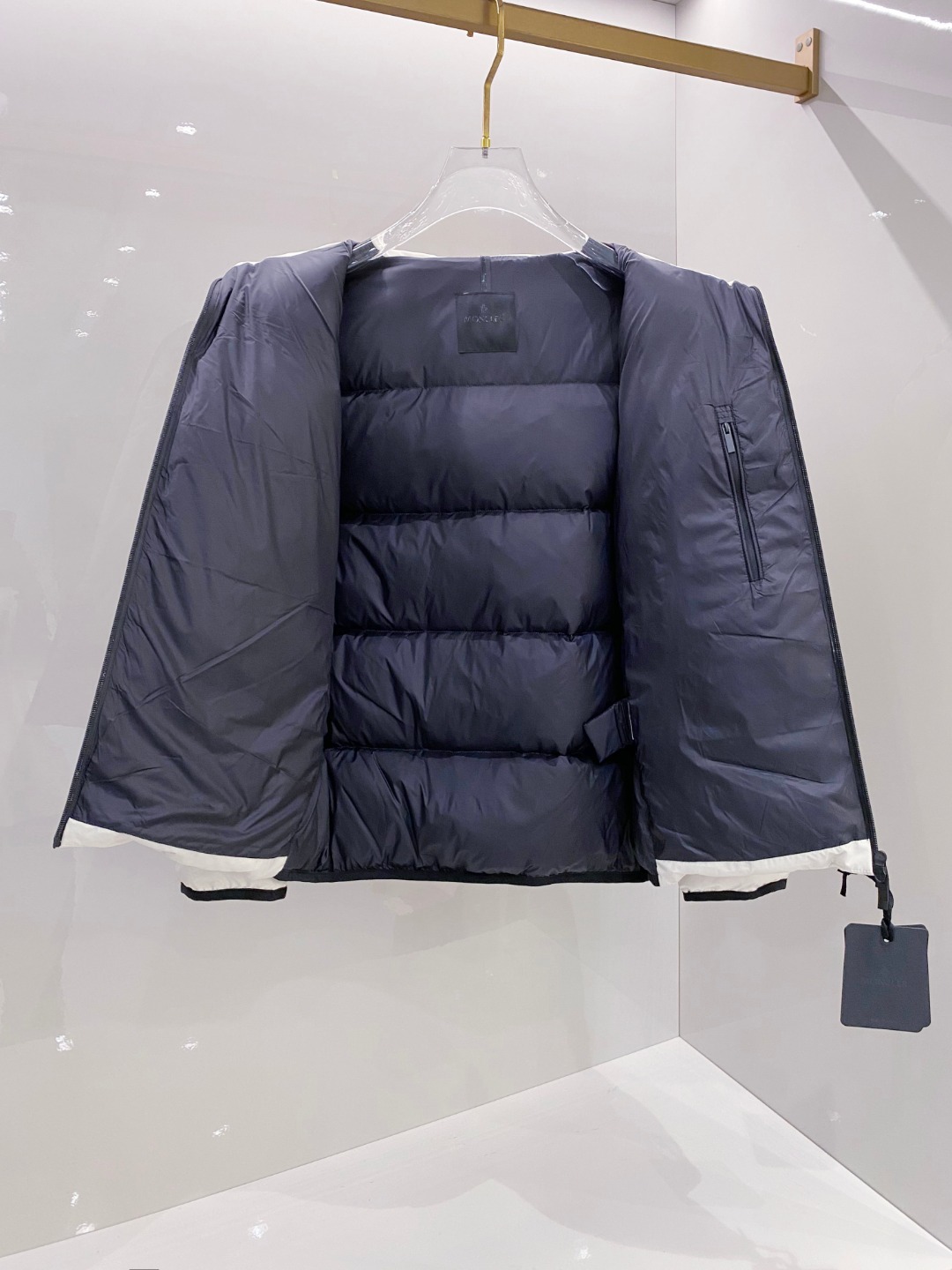 Moncler Male Jacket Goose Down Black Hooded S-m-l