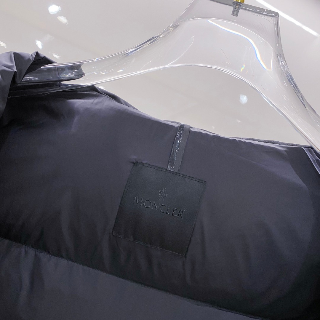 Moncler Male Jacket Goose Down Black Hooded S-m-l