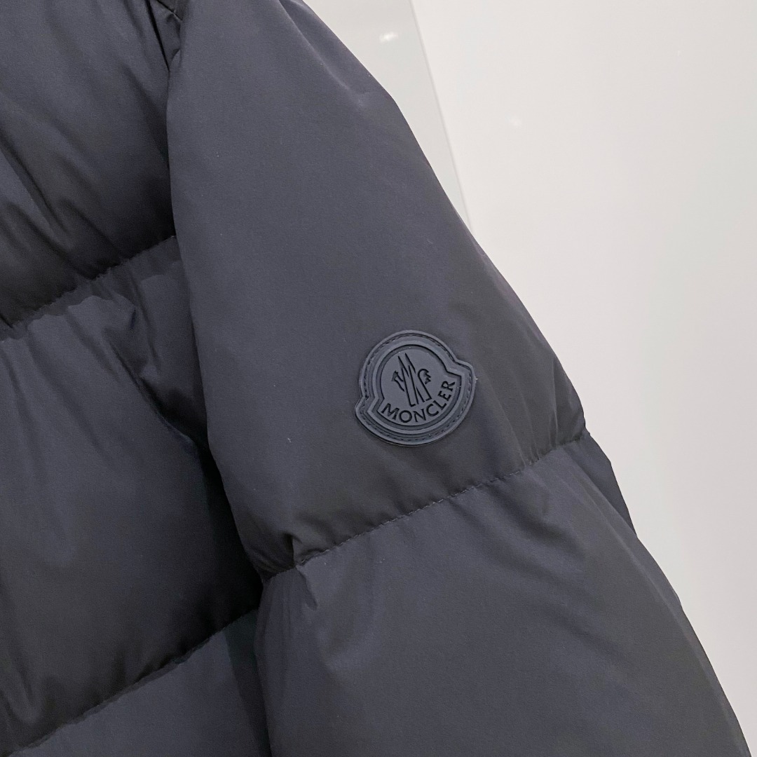 Moncler Male Jacket Goose Down Black Hooded S-m-l