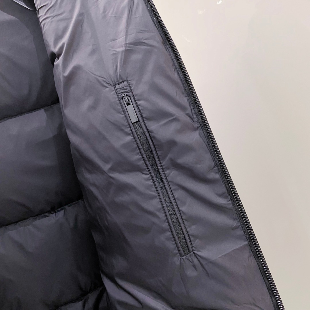 Moncler Male Jacket Goose Down Black Hooded S-m-l