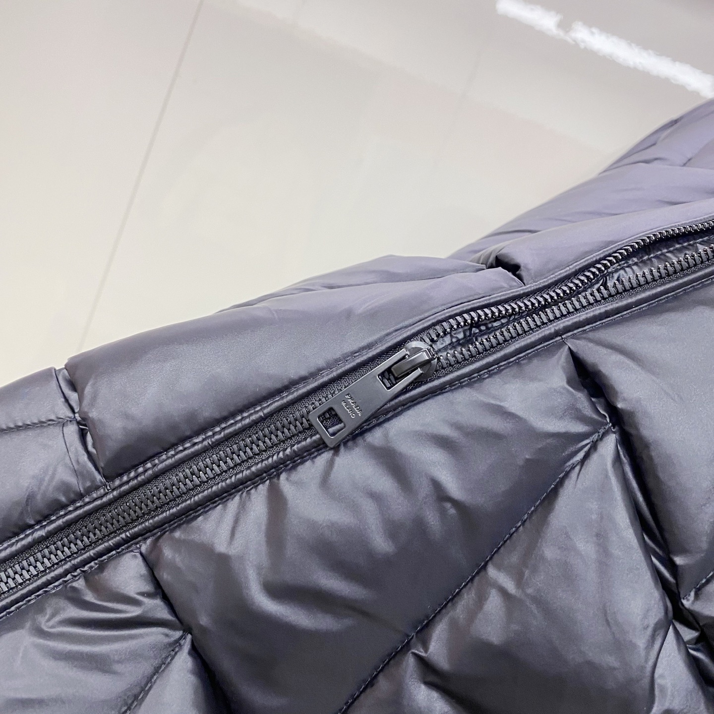 Prada Down Jacket White Duck Down Black Hooded 54-48-56-50-52