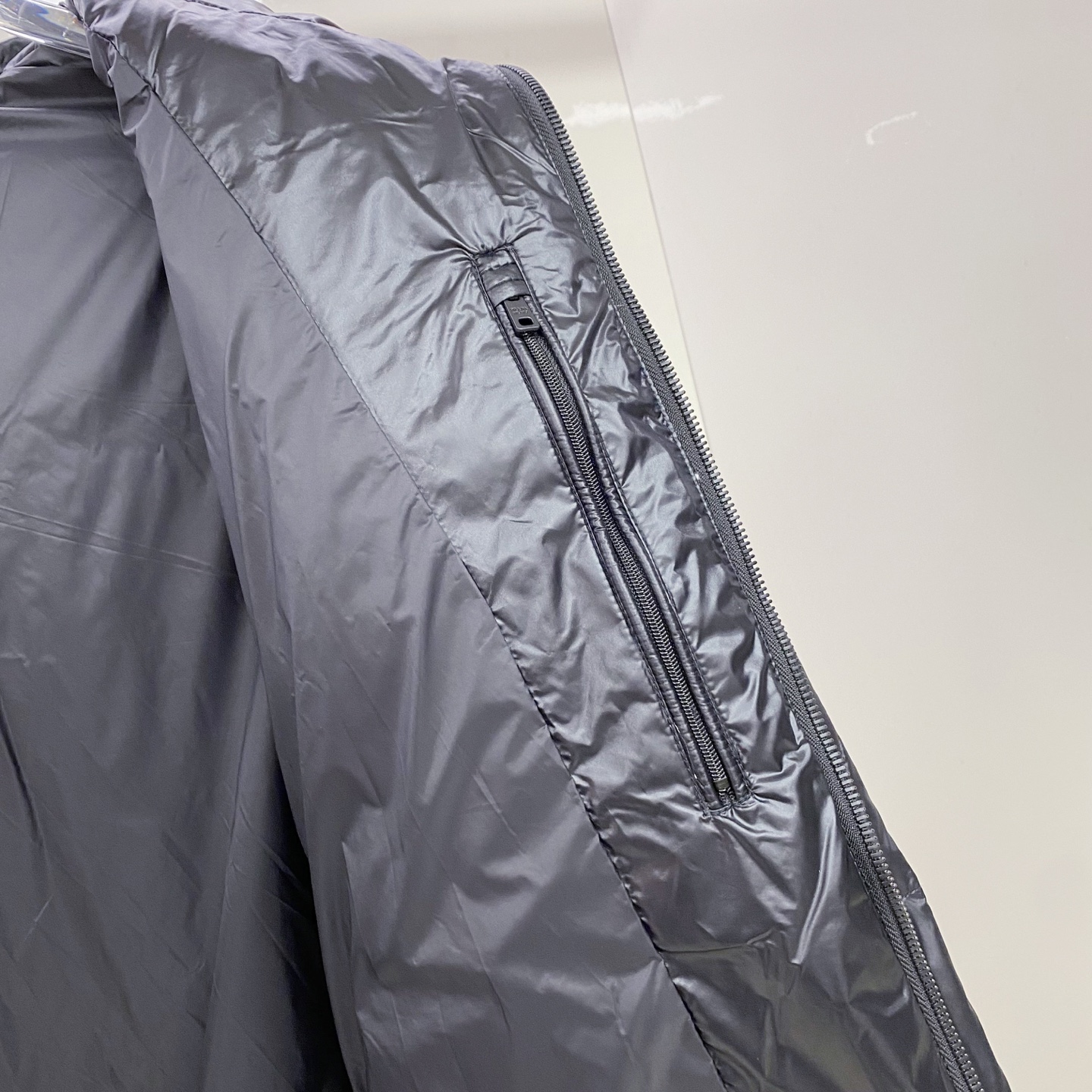 Prada Down Jacket White Duck Down Black Hooded 54-48-56-50-52