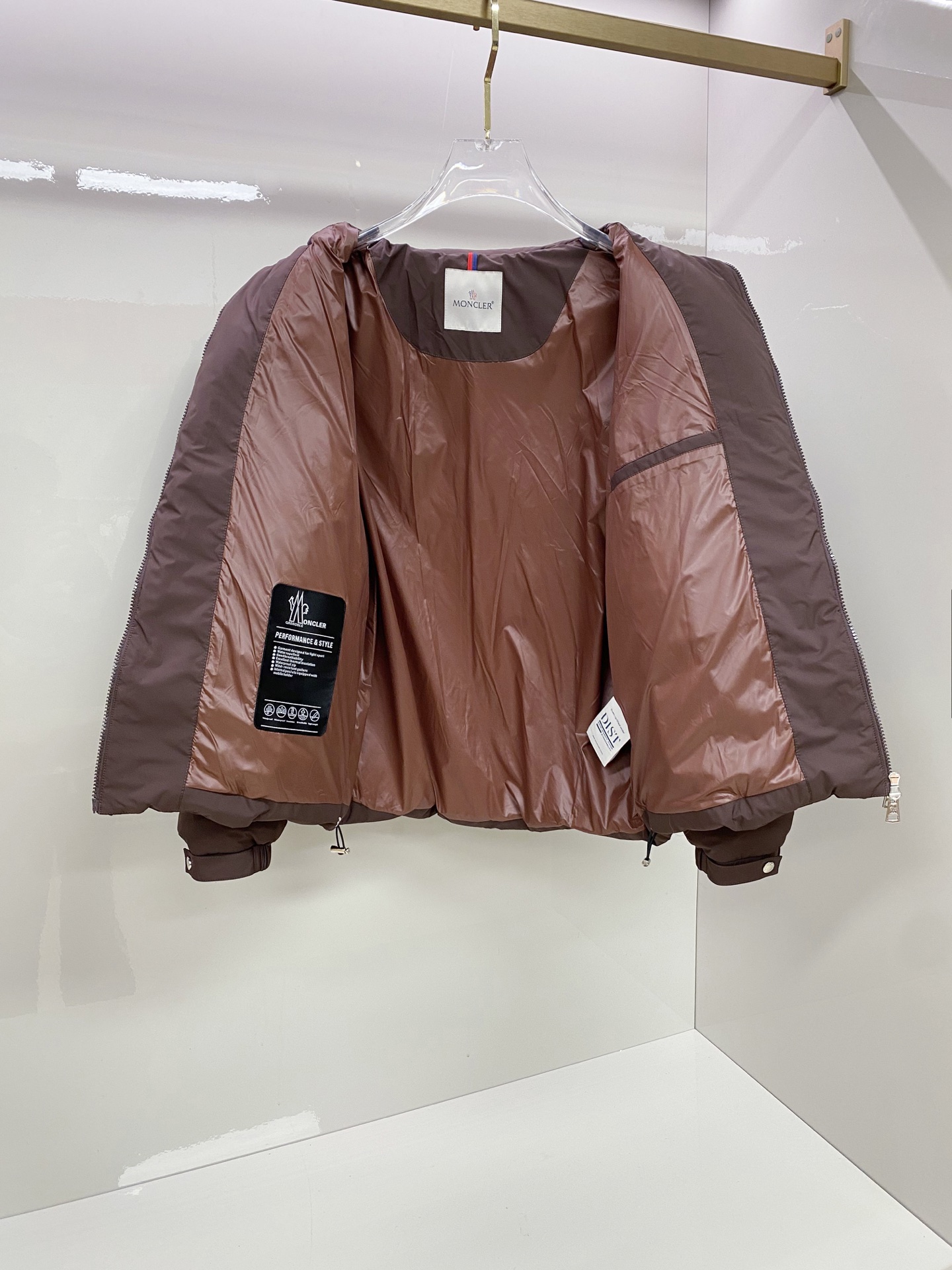 Moncler Male Down Jacket White Duck Down Black S-m-l