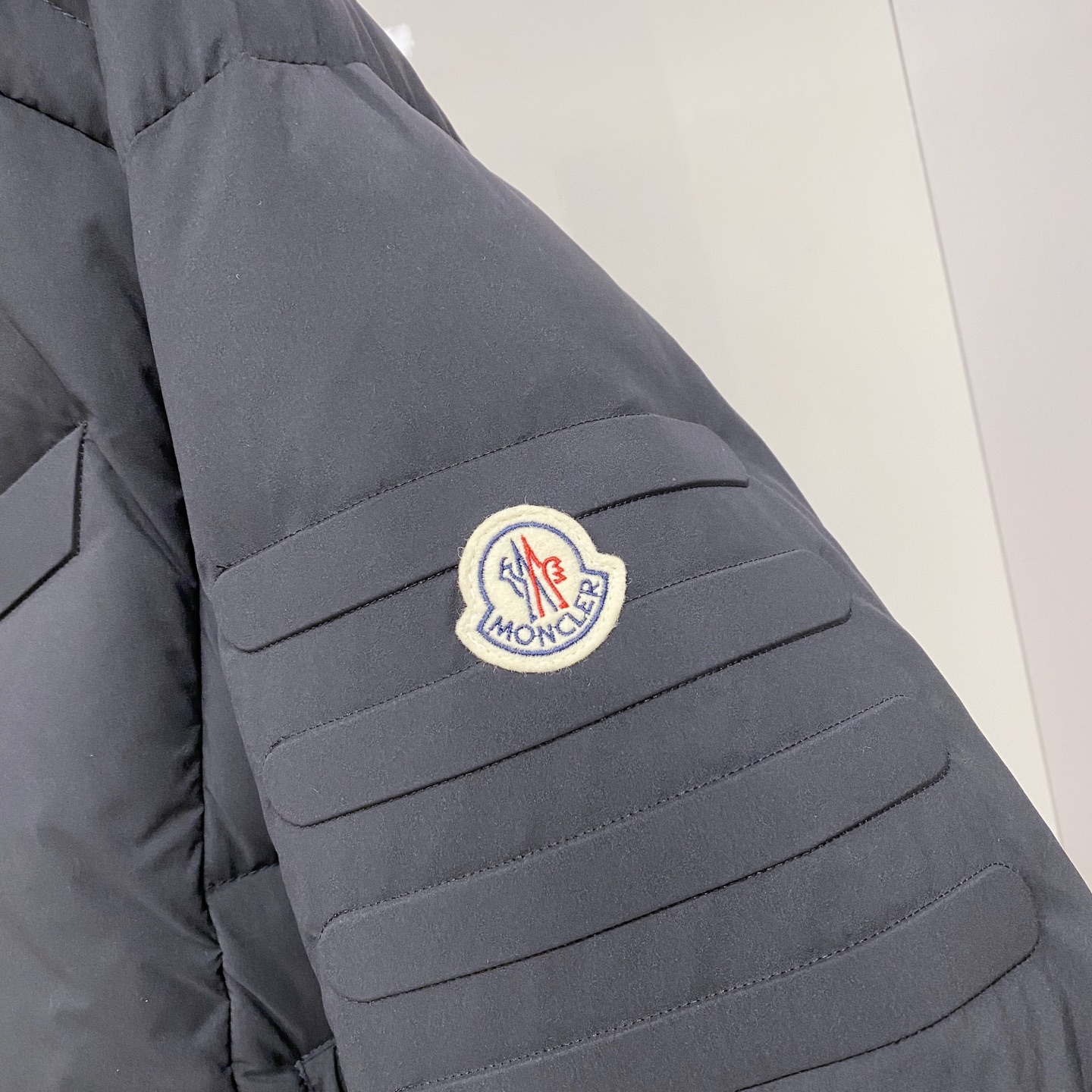 Moncler Male Down Jacket White Duck Down Black S-m-l