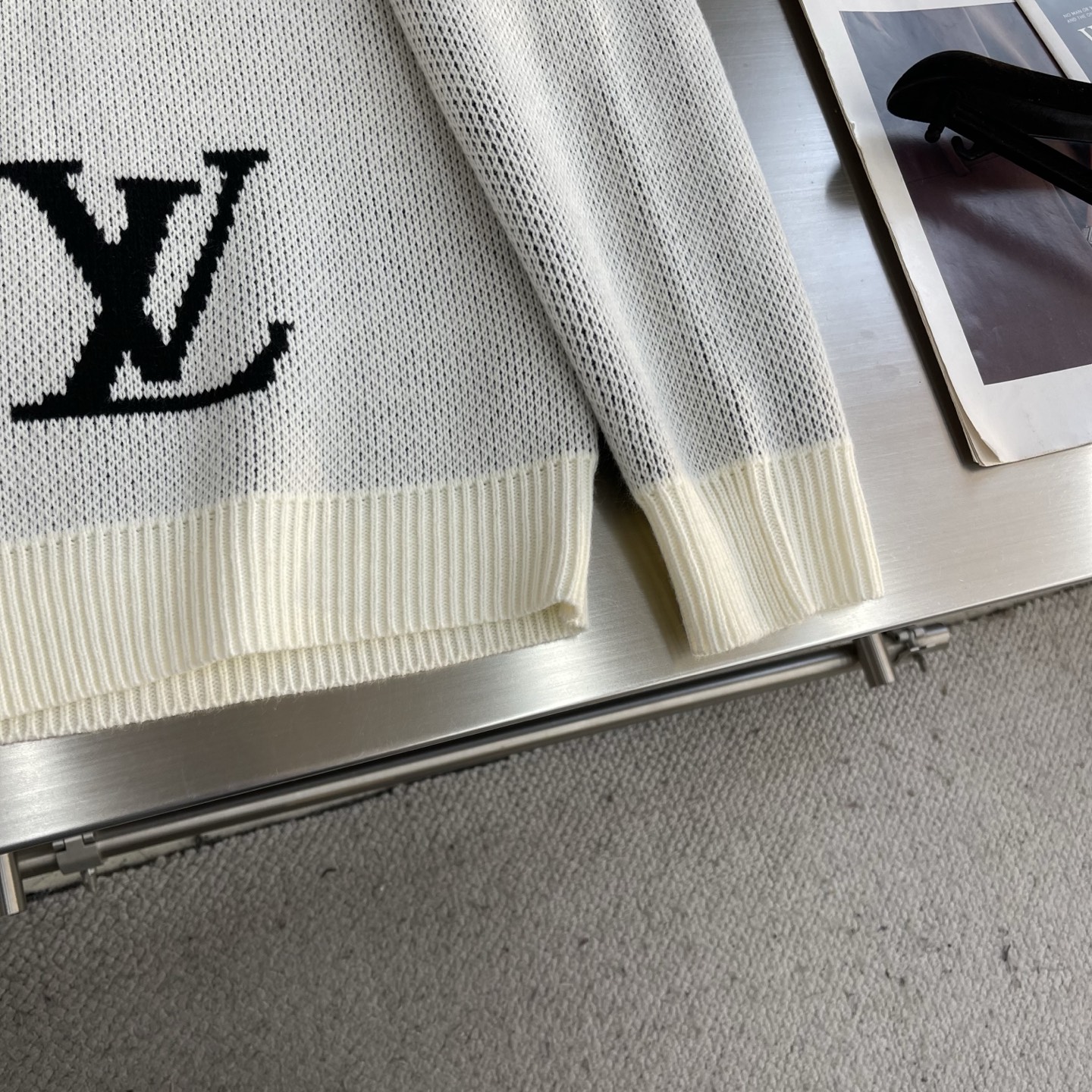 Louis Vuitton Couple Basic Clothing Wool Striped M-xxxl